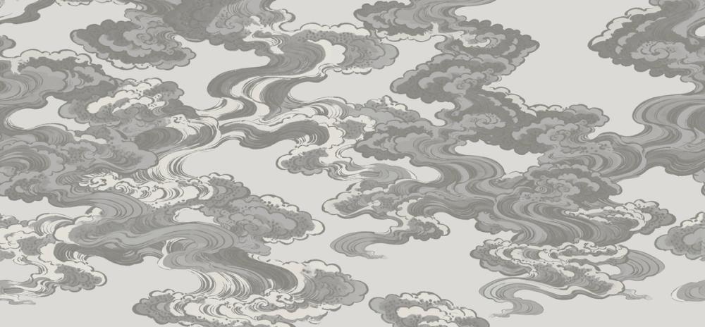 Ukiyo-e Clouds, Gray