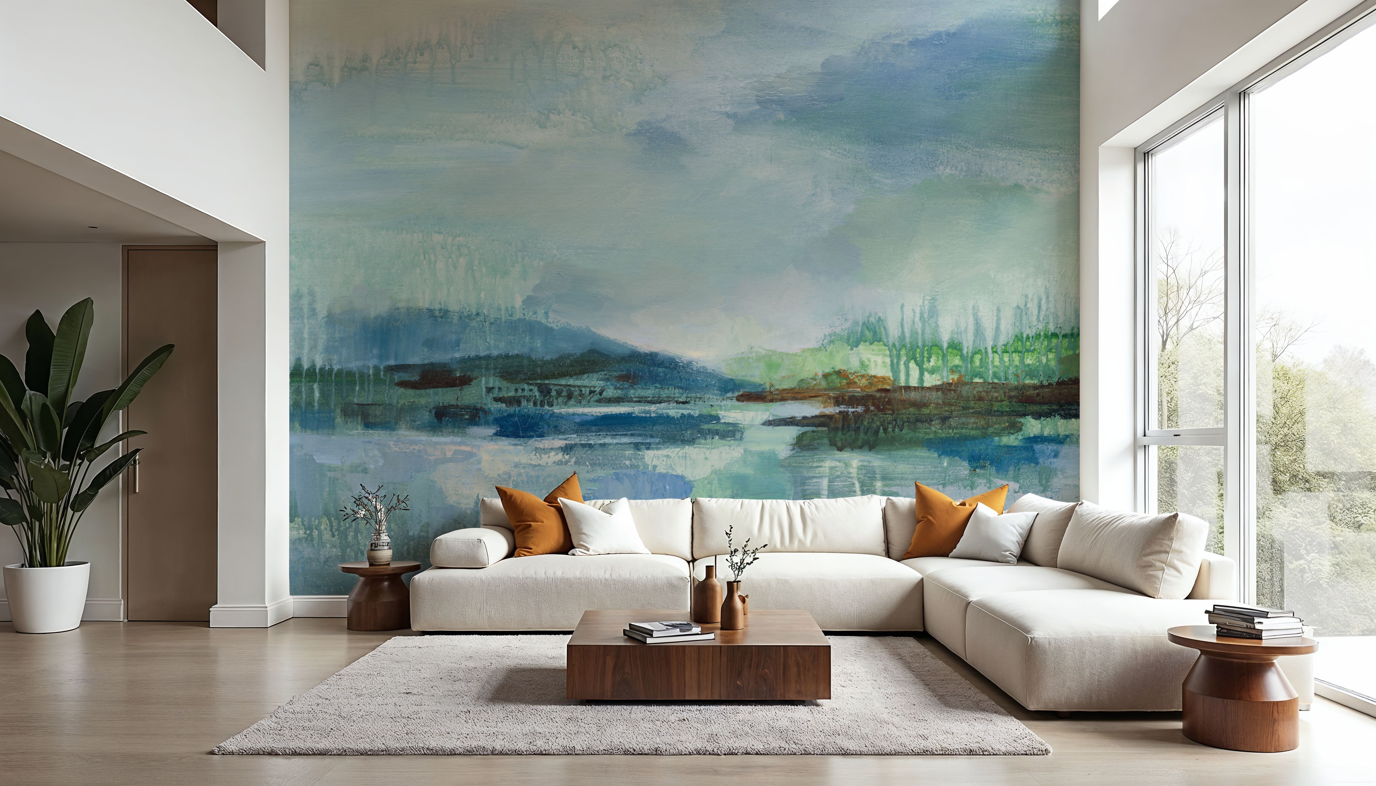 Rain over the Lagoon