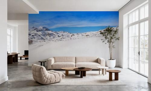 Alpine Serenity White Blue