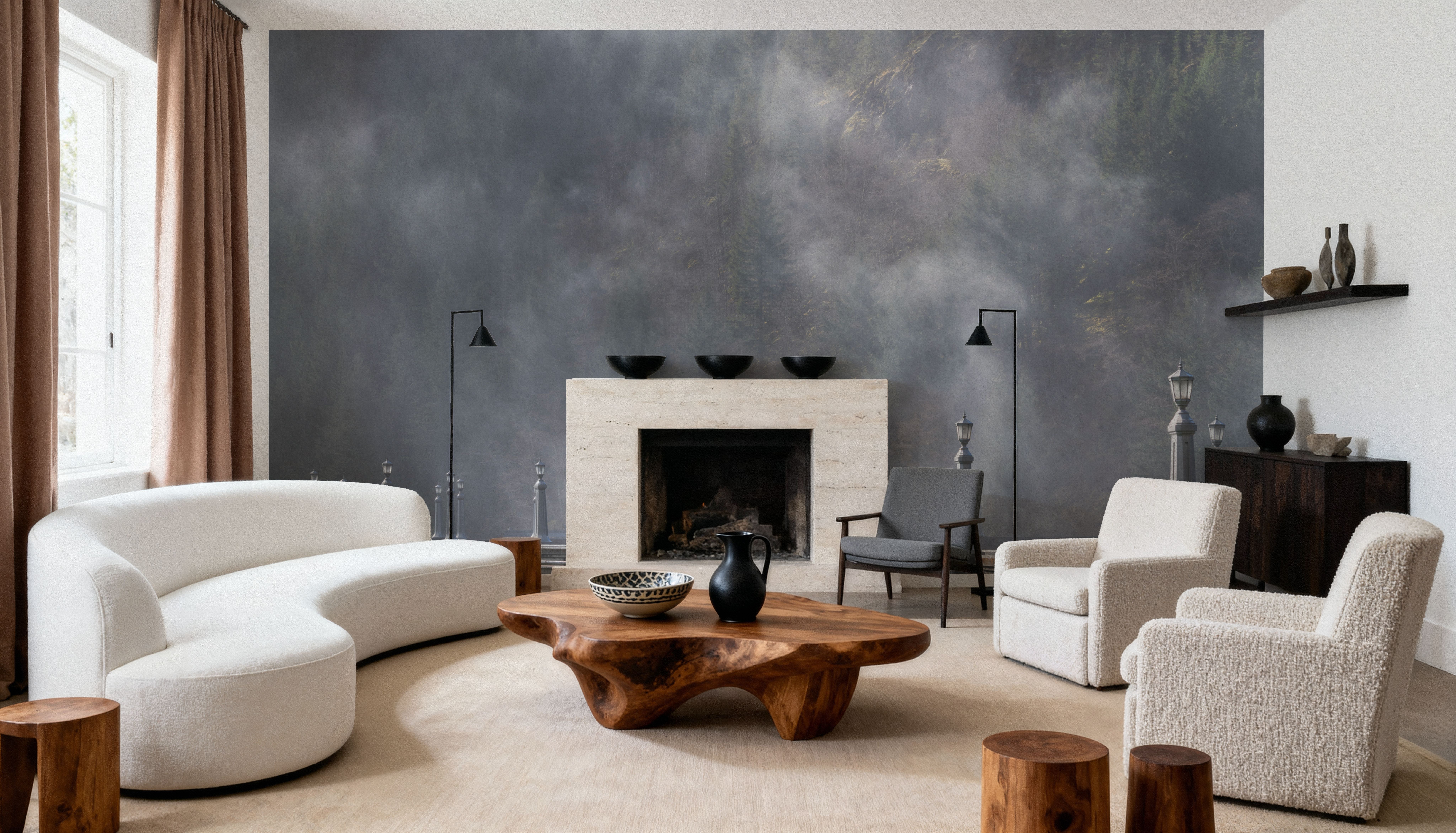 Diablo Dam, Papel pintado