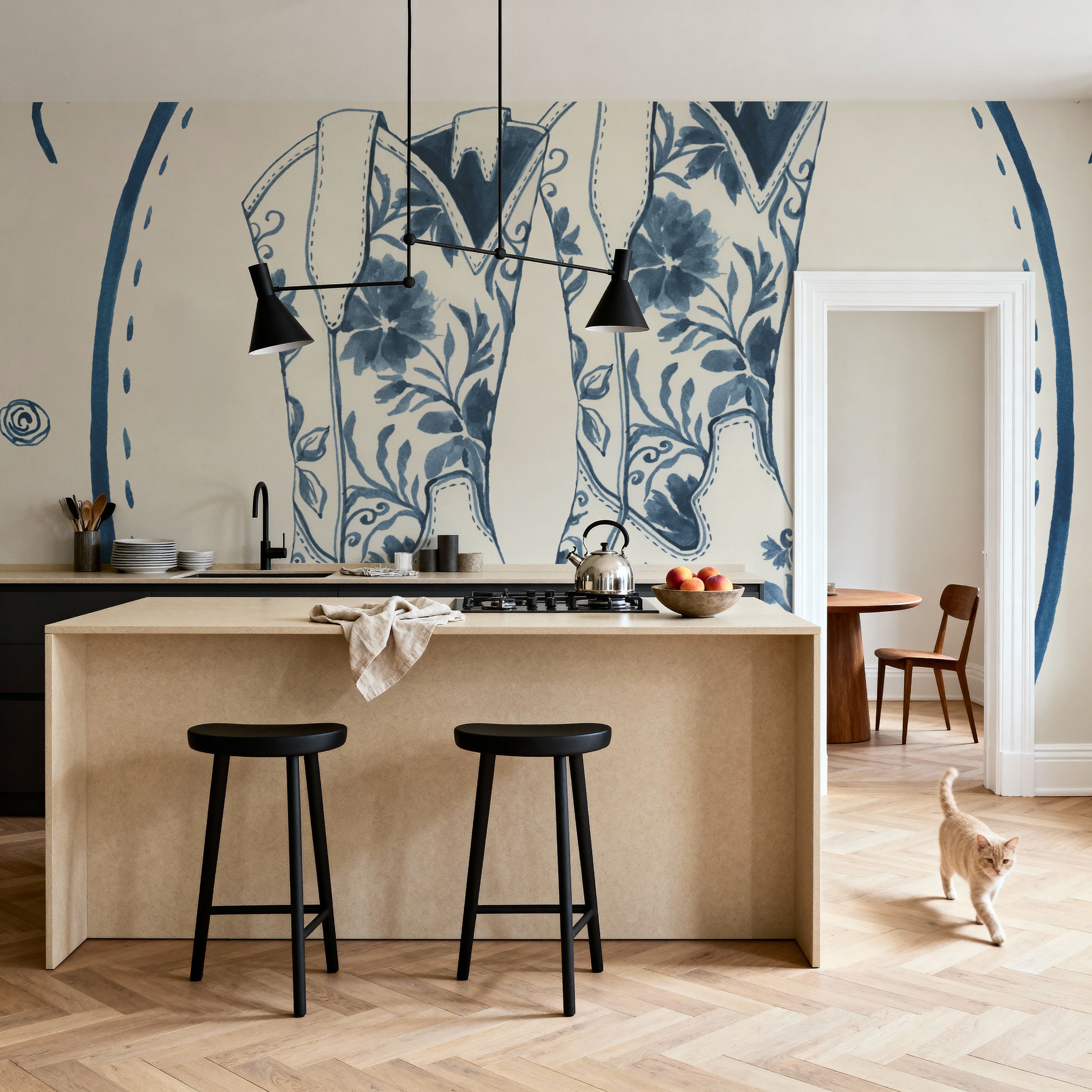 Chinoiserie Cowgirl I