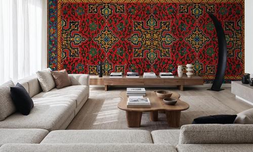 Carpet Walls & Wallpaper Ceilings