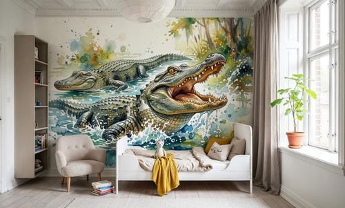 Alligators - Watercolor Predators Series