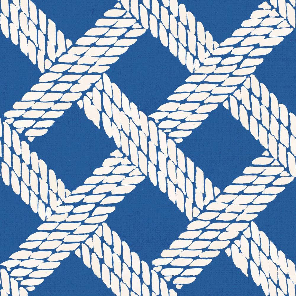 Seafood Shanty White On Blue I