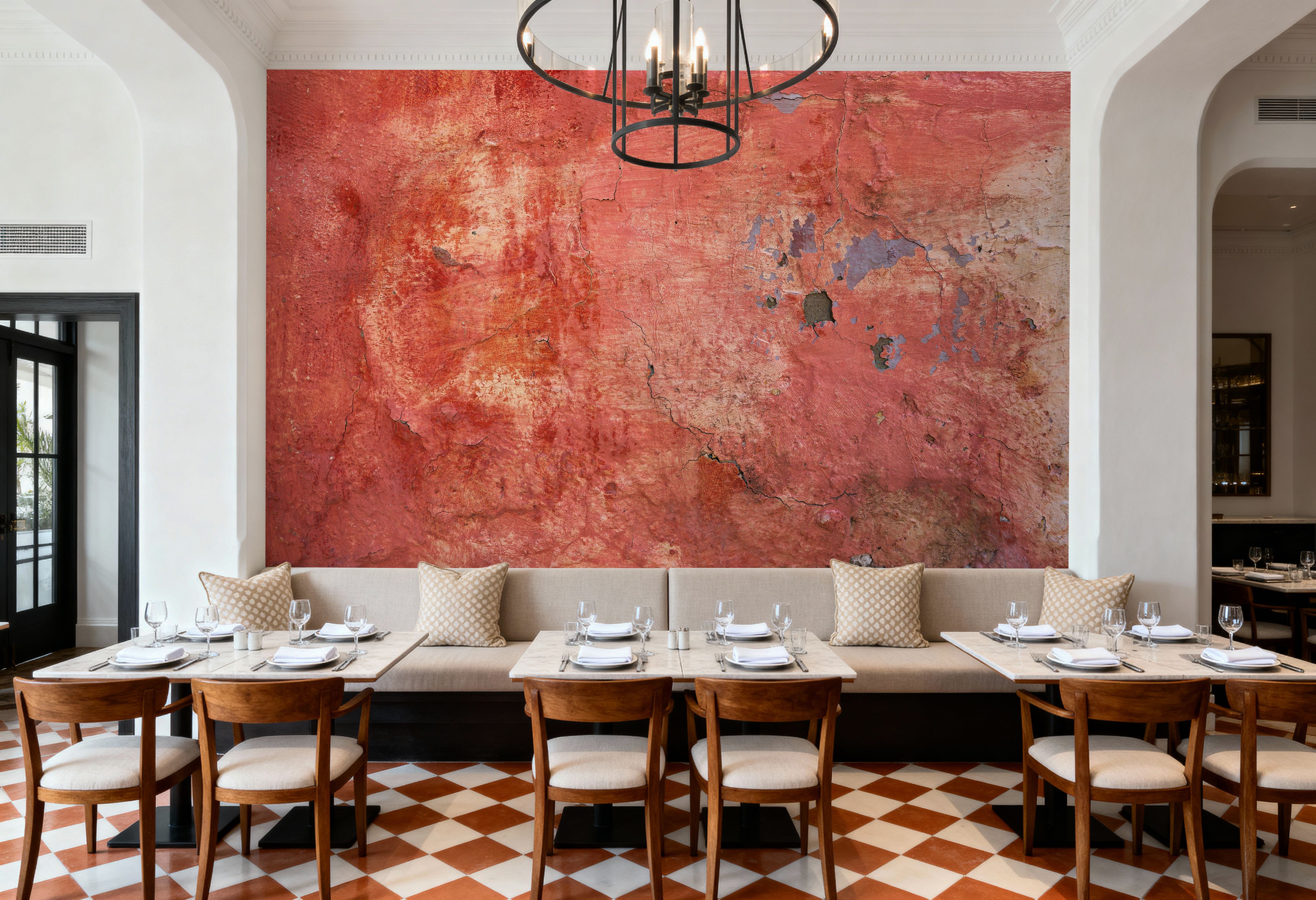 Distressed Vermilion