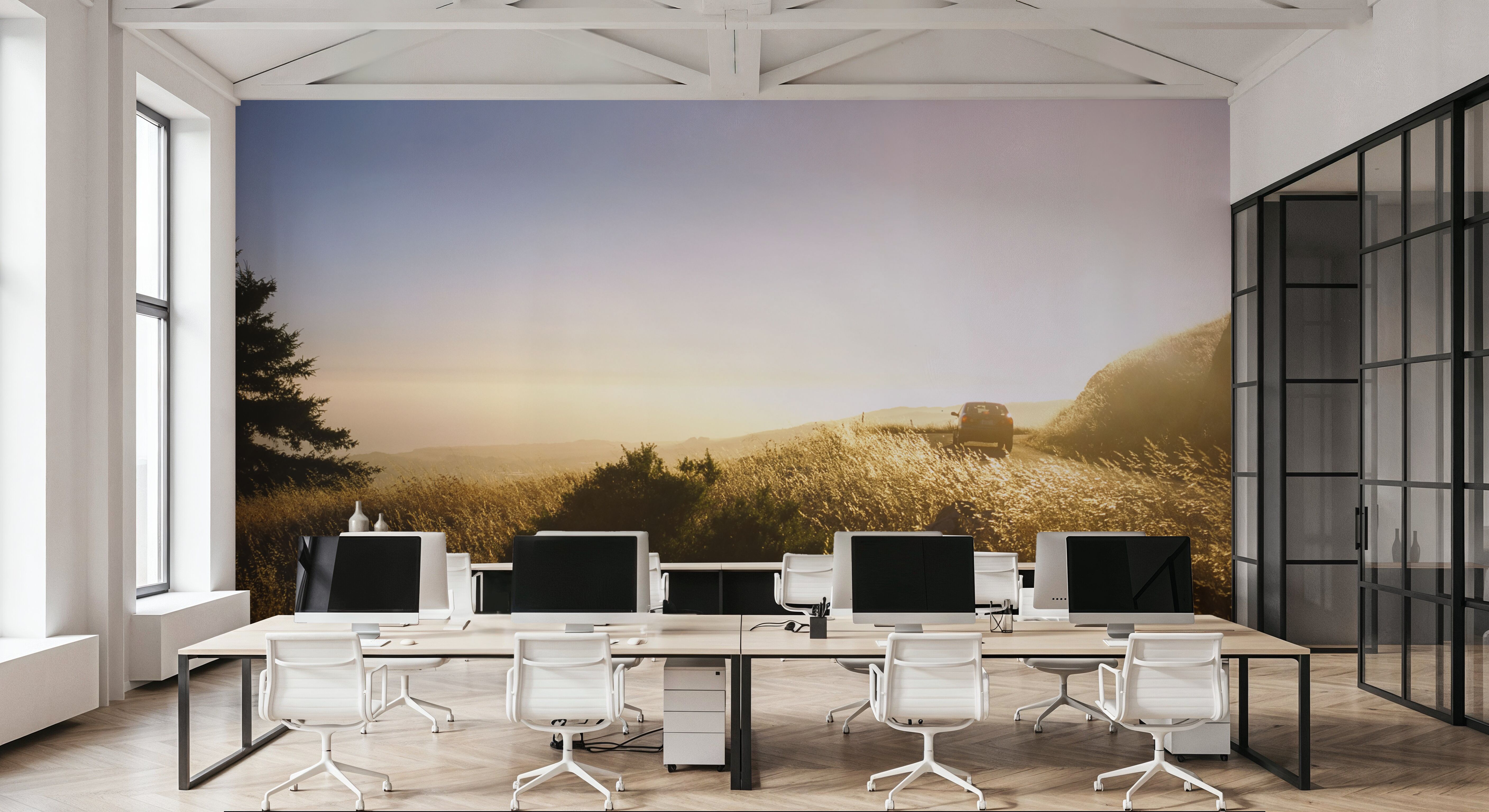 Golden Hour Drive, Wallpaper