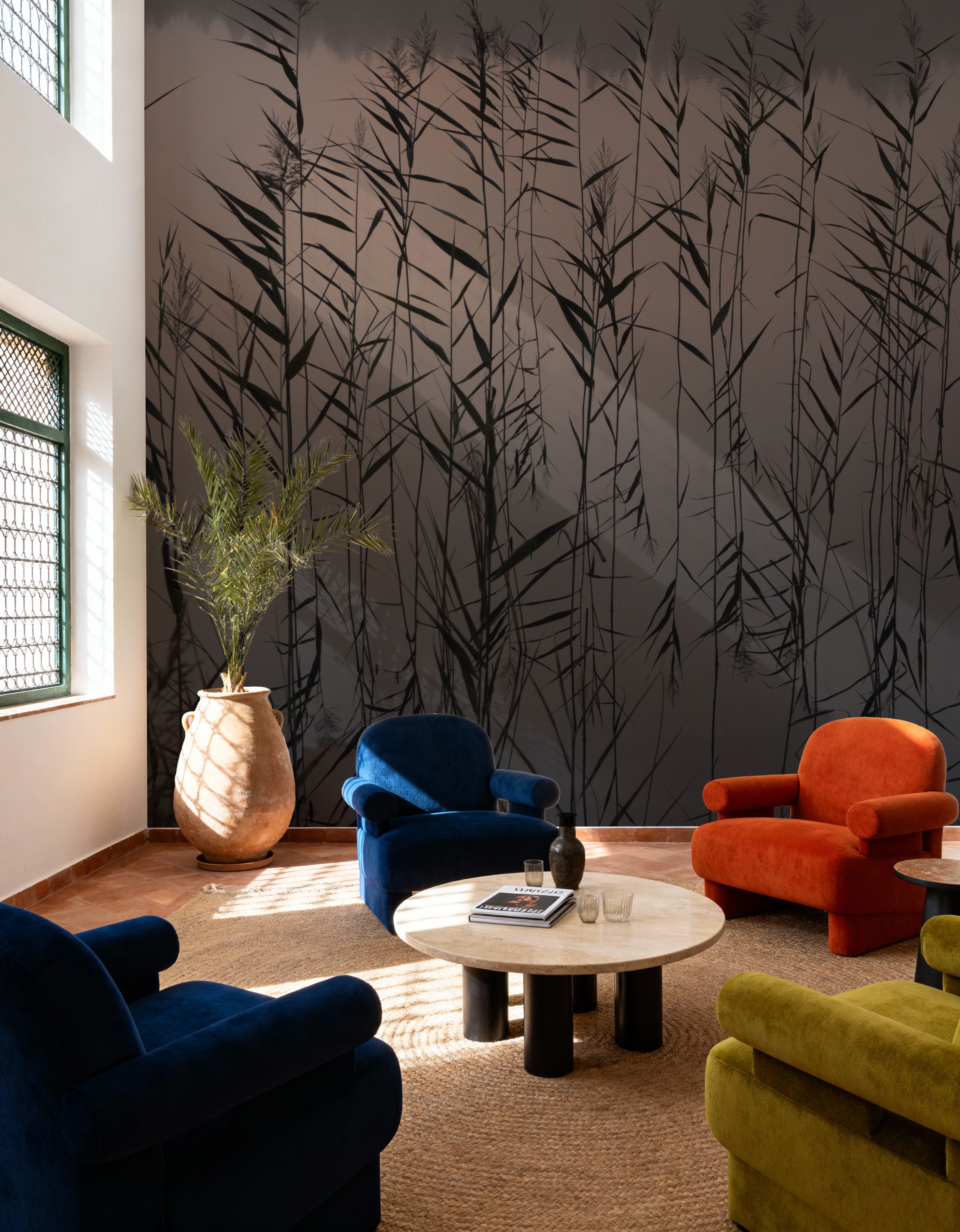 Grass Ears Reflection