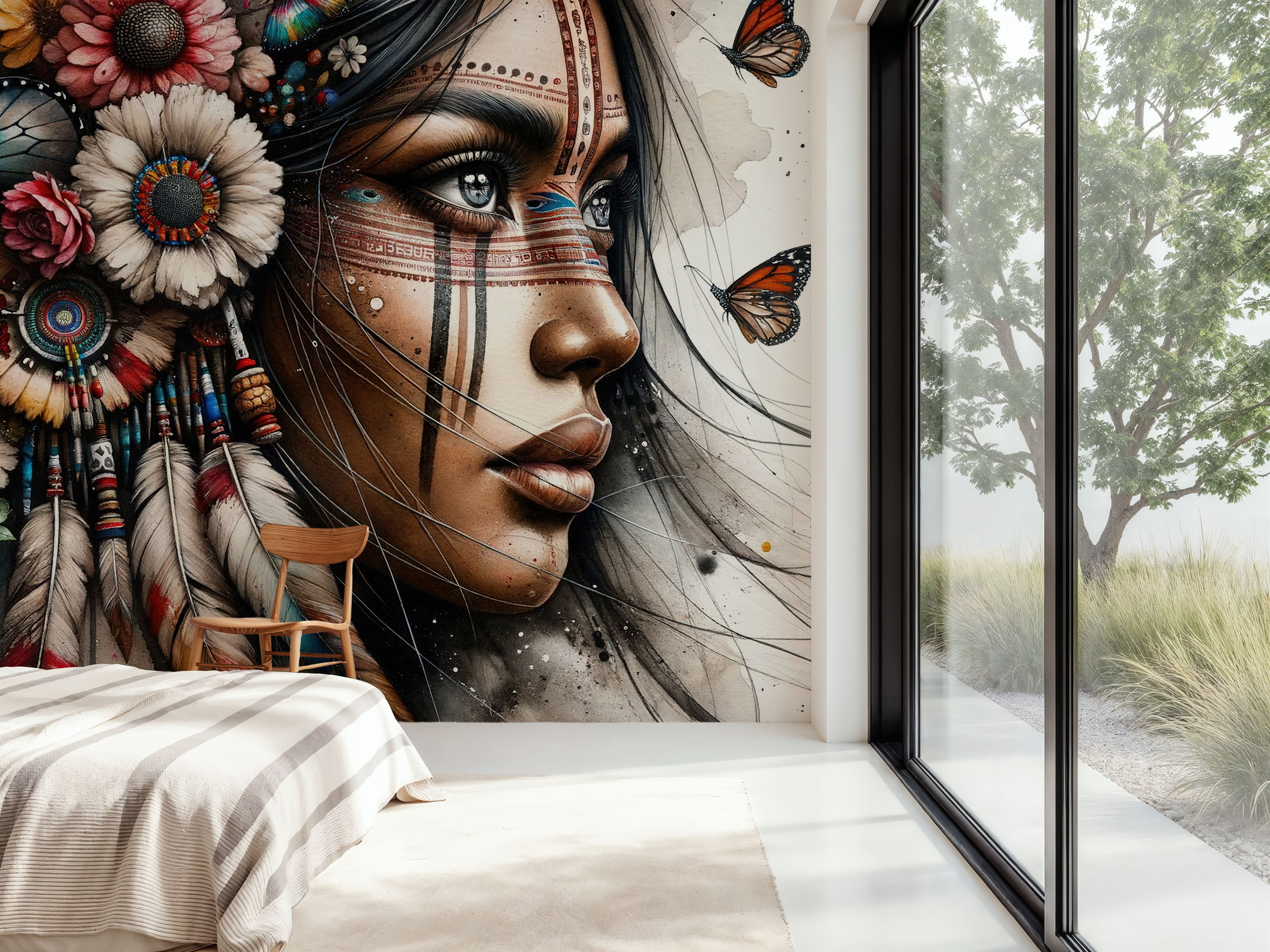 Feathers and Butterflies
