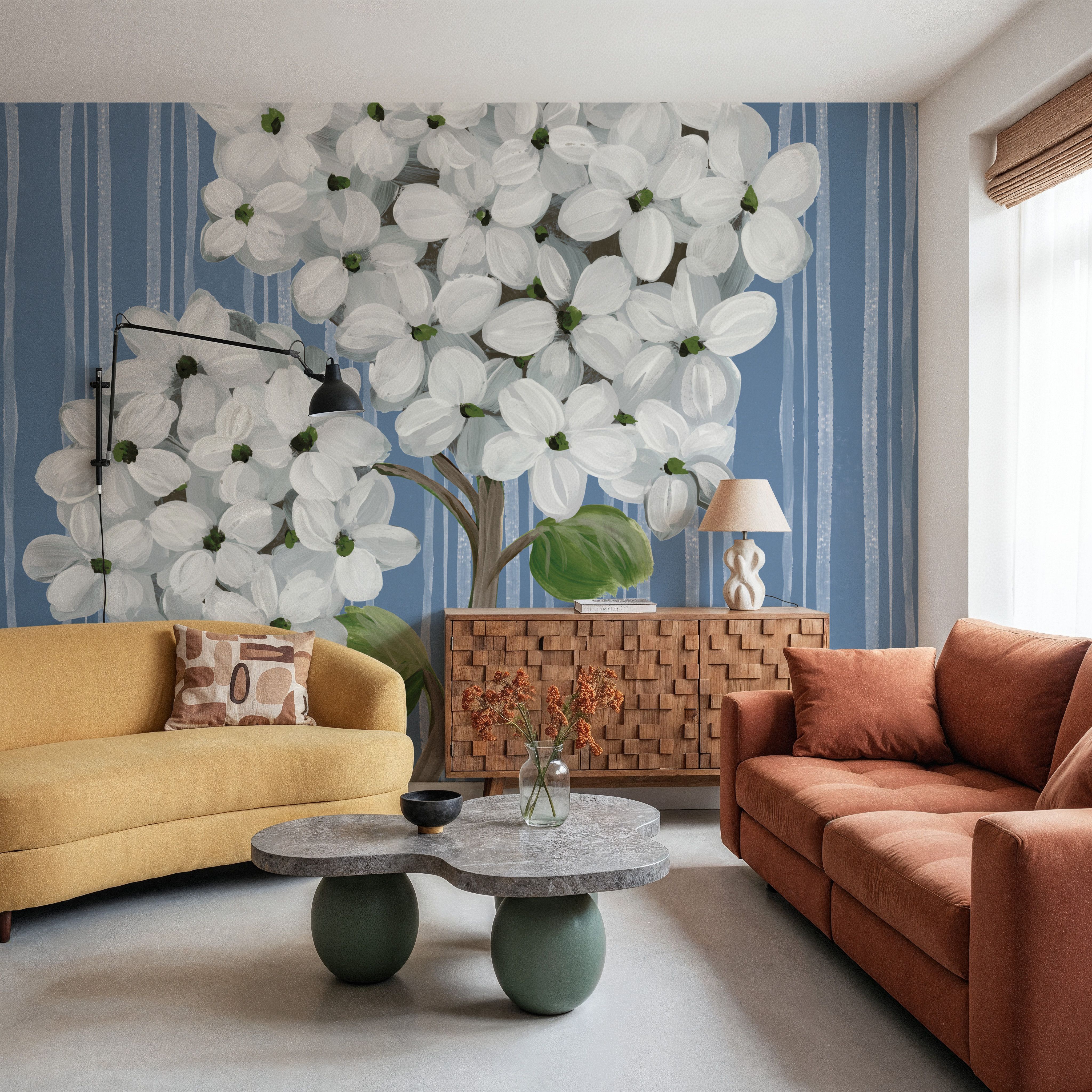 French Blue Hydrangeas II