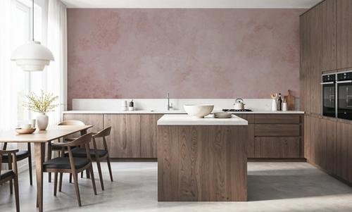 Subtle Plaster Wall, Soft Pink