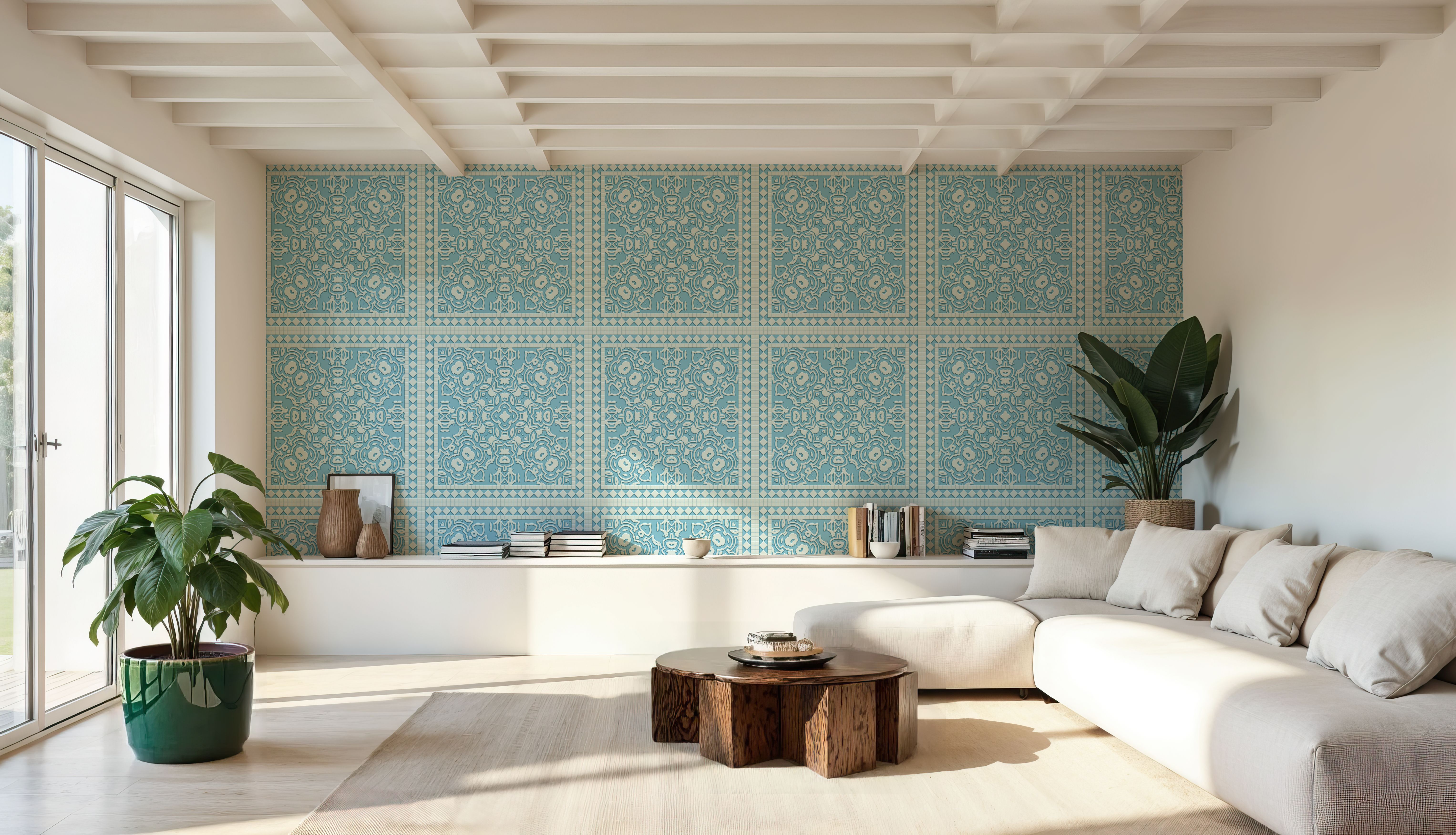 Mission Cement Tiles, Sky