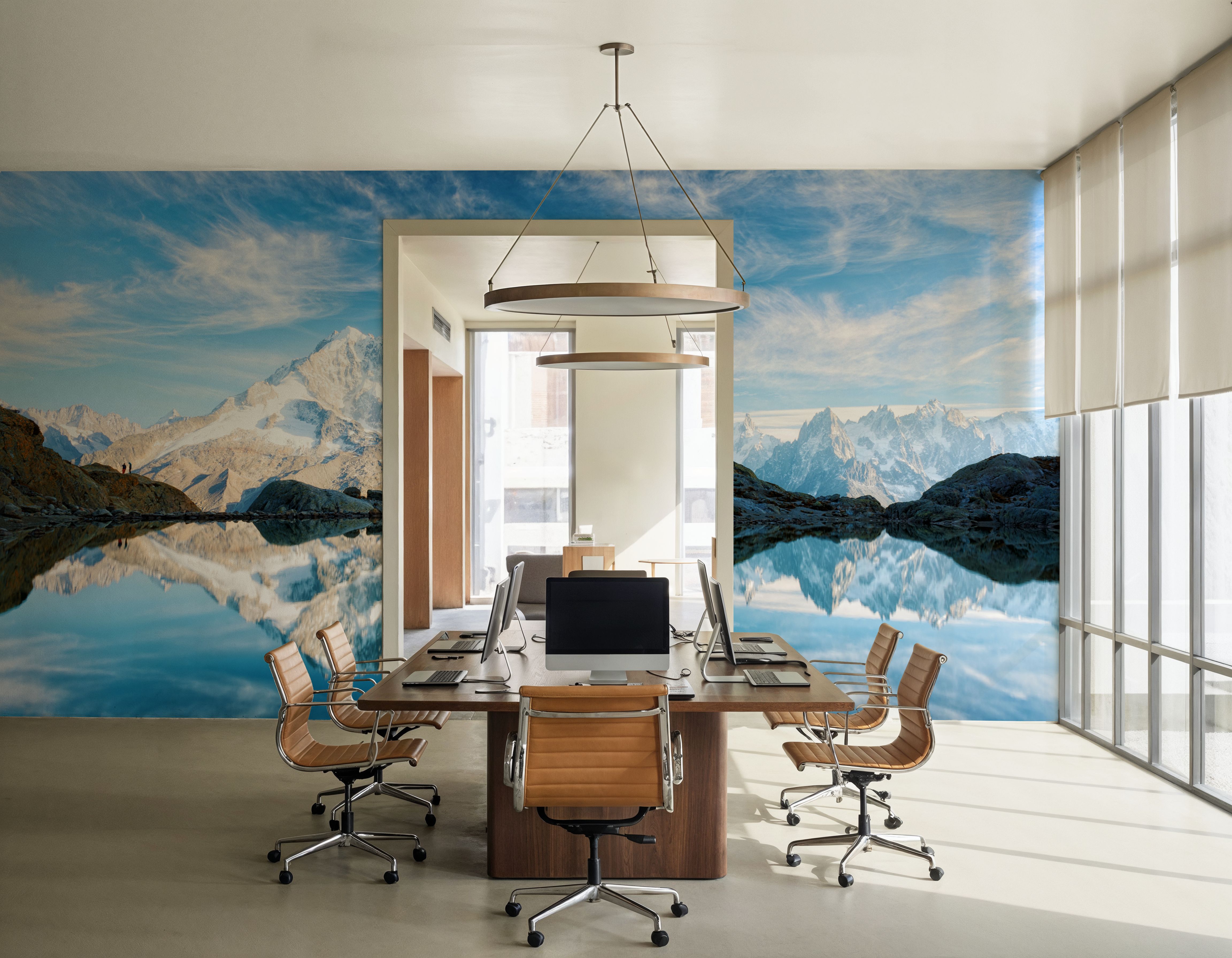 Sunny day on Lac Blanc