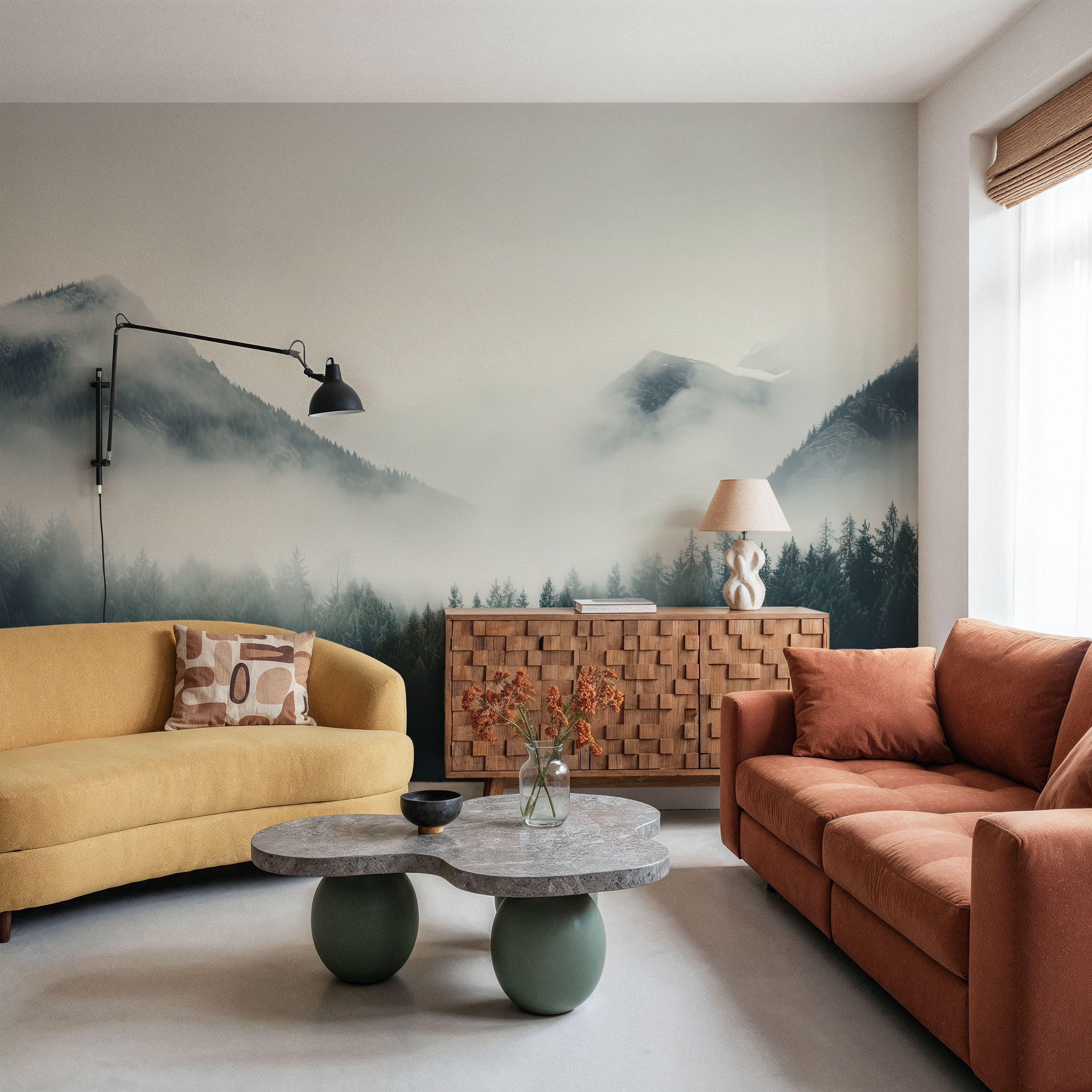 Winter Mountain View