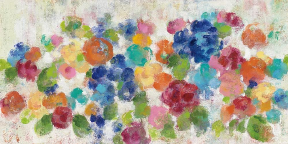 Hydrangea Bouquet I on canvas