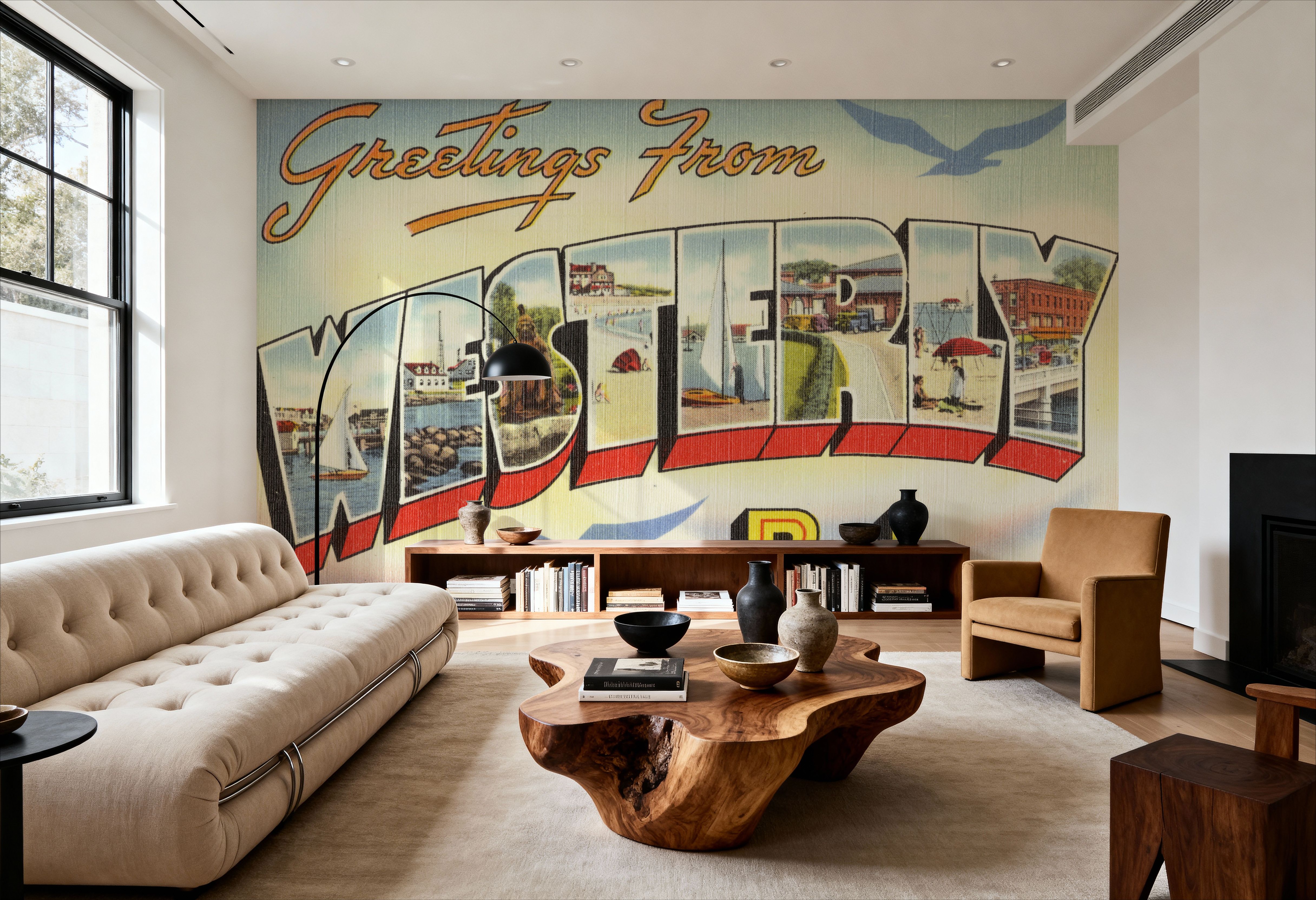 Greetings from Westerly - Screenprint Postcard