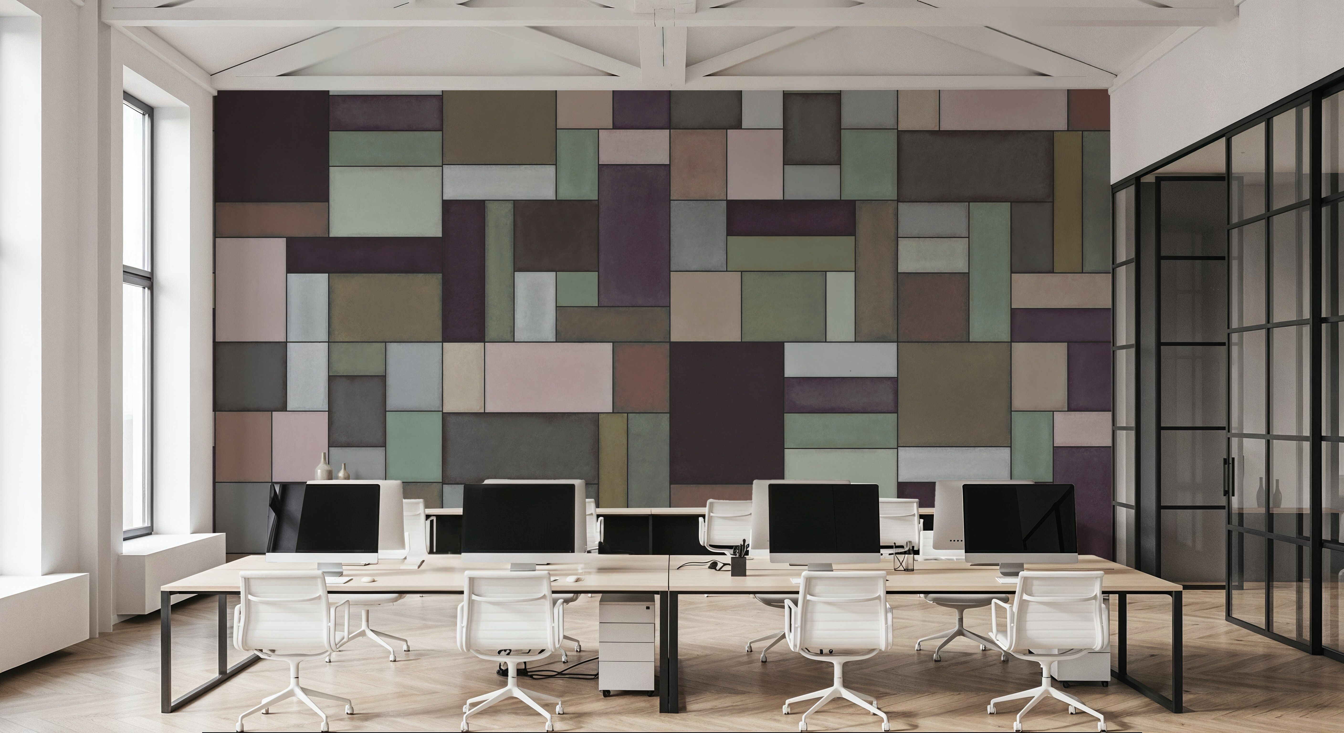 Spectrum Blocks, Amethyst, Wallpaper