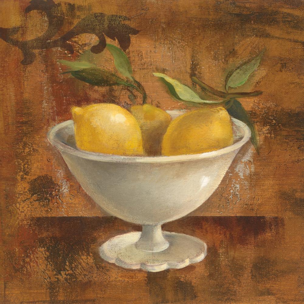Lemons in Old Bowl
