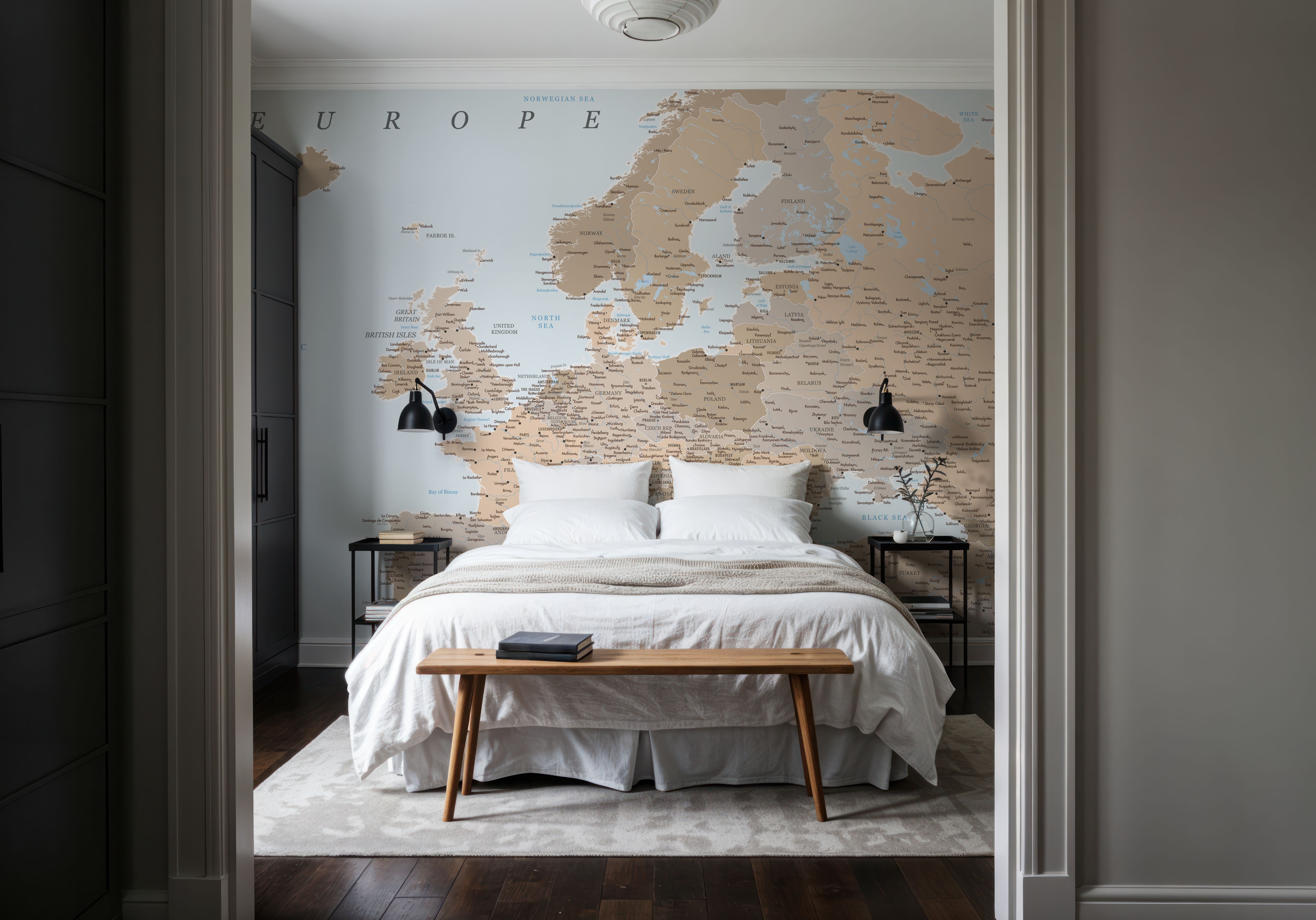 Europe Map Detailed - Lincoln