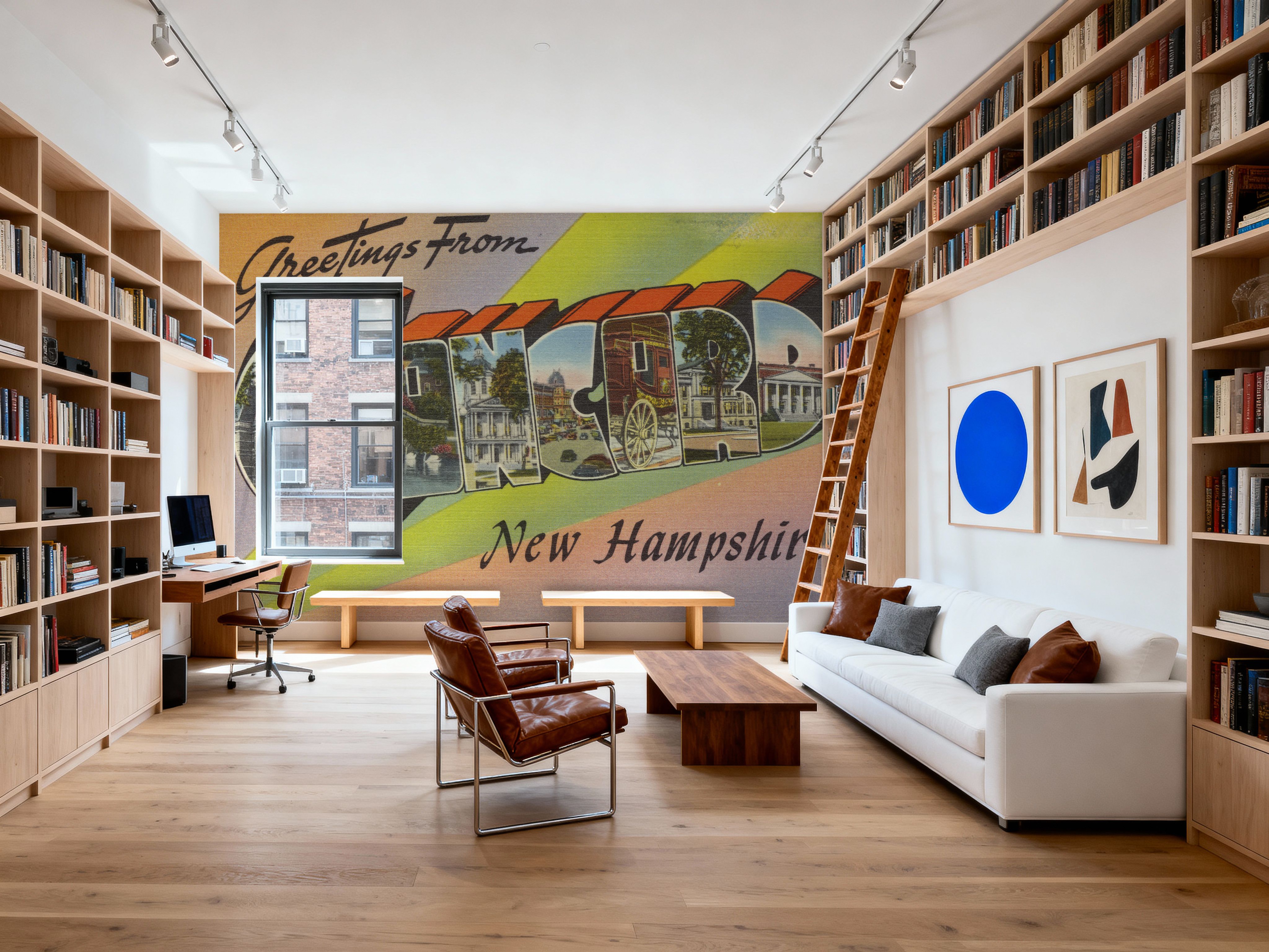 Greetings from Concord - Screenprint Postcard