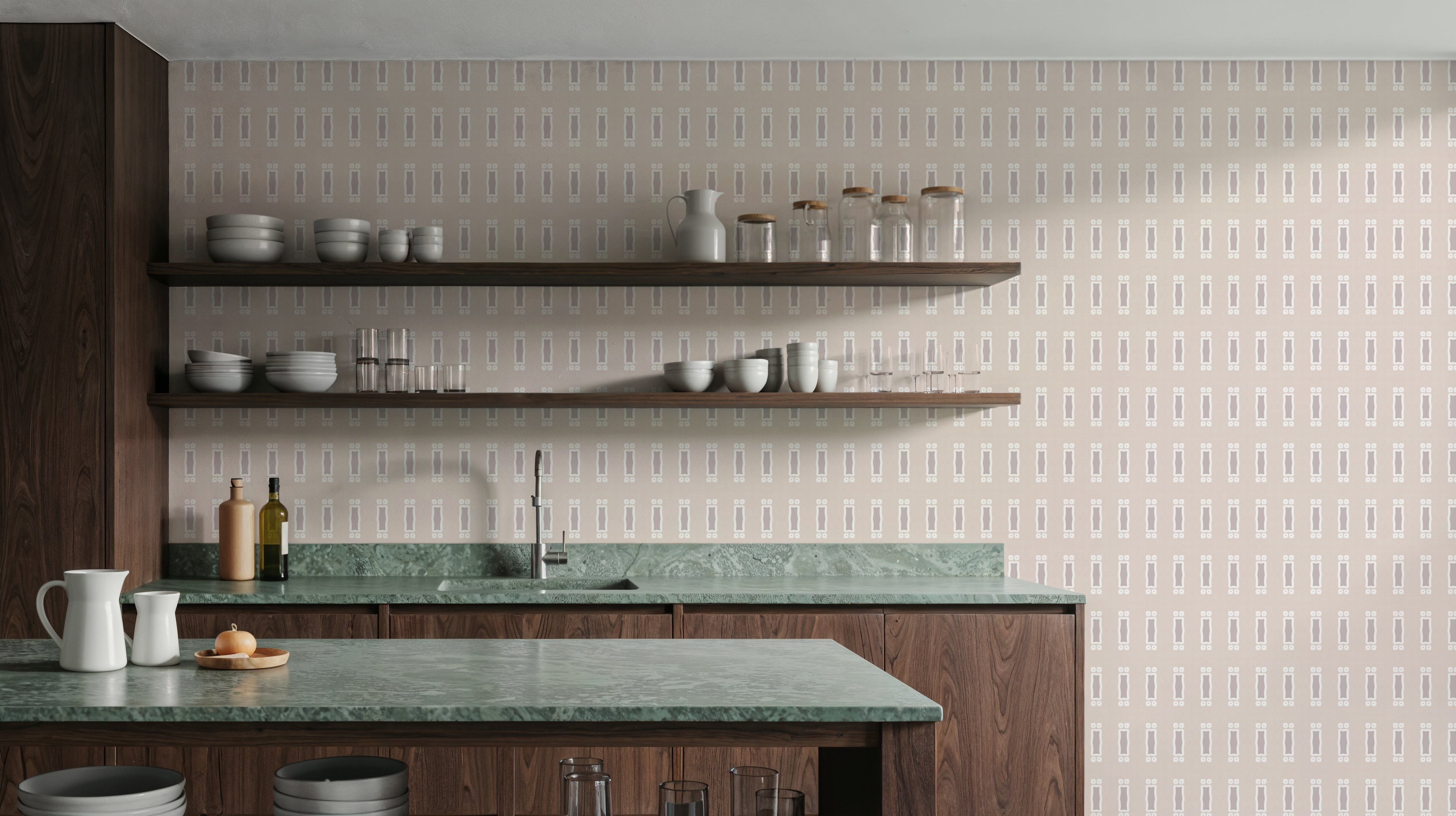 Zelij Rectangles And Leaves