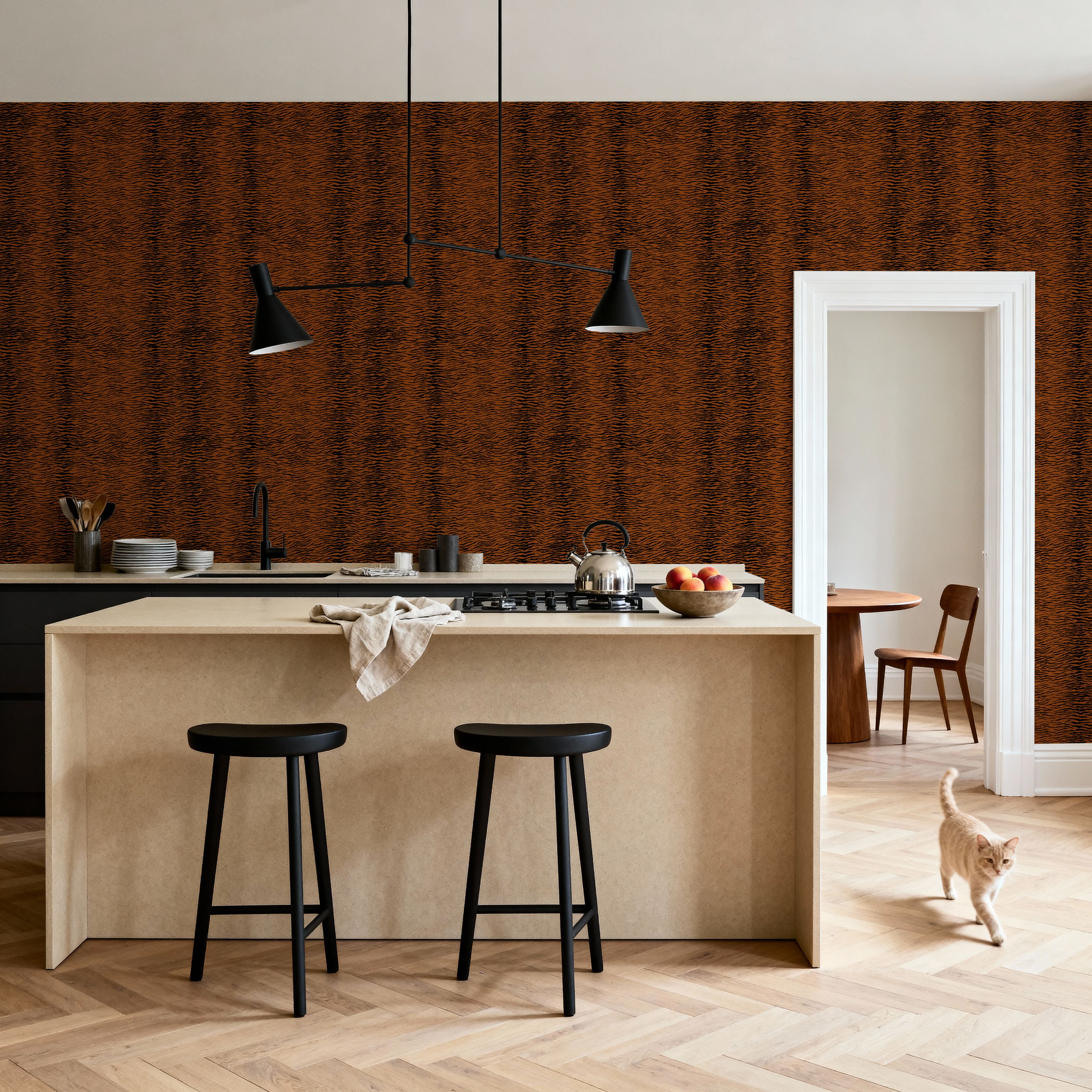 Panthera Tiger, Pumpkin, Papel de parede