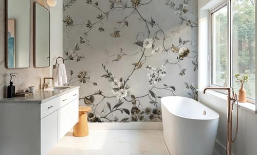 Floral Heaven, Ecru