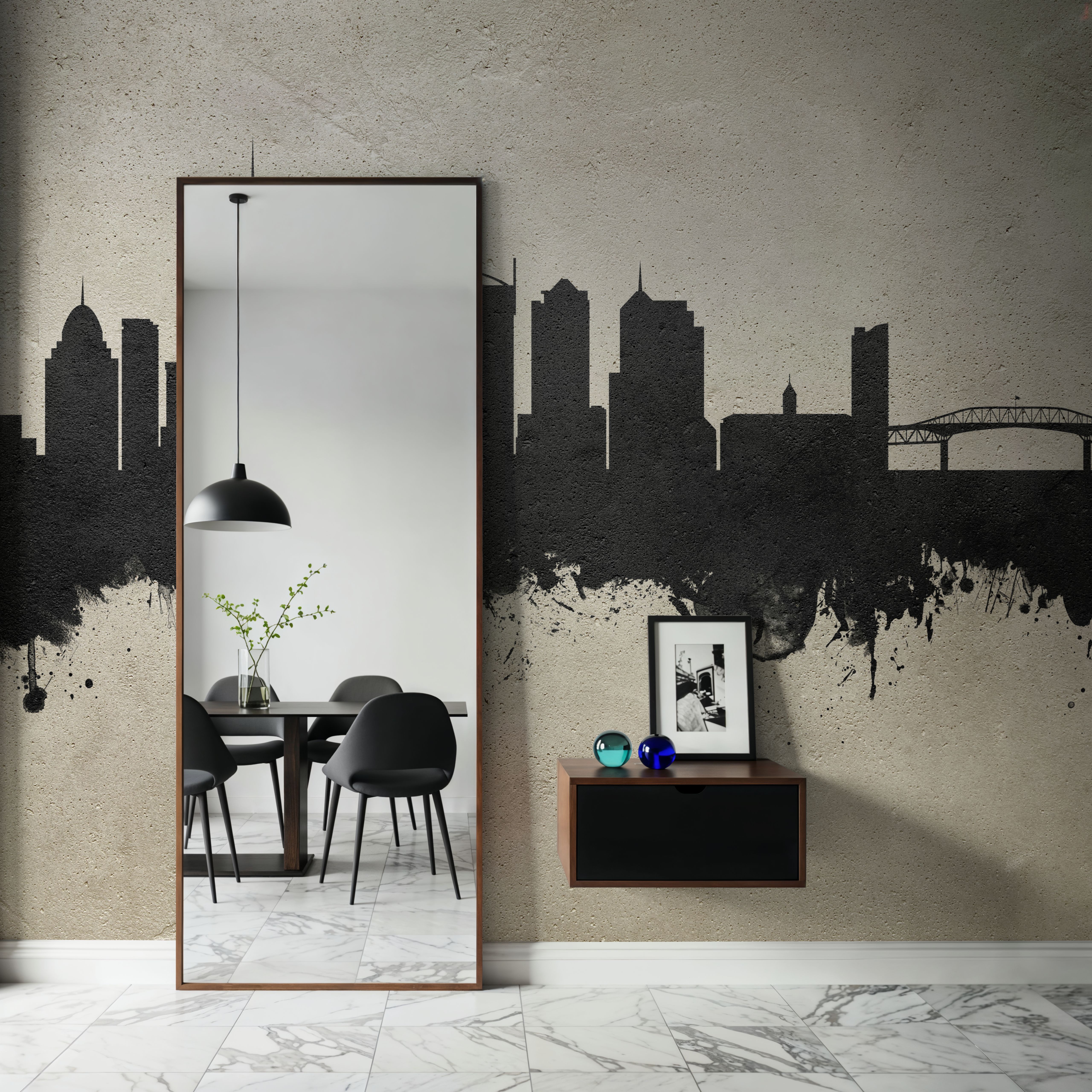 Auckland New Zeeland Skyline Concrete