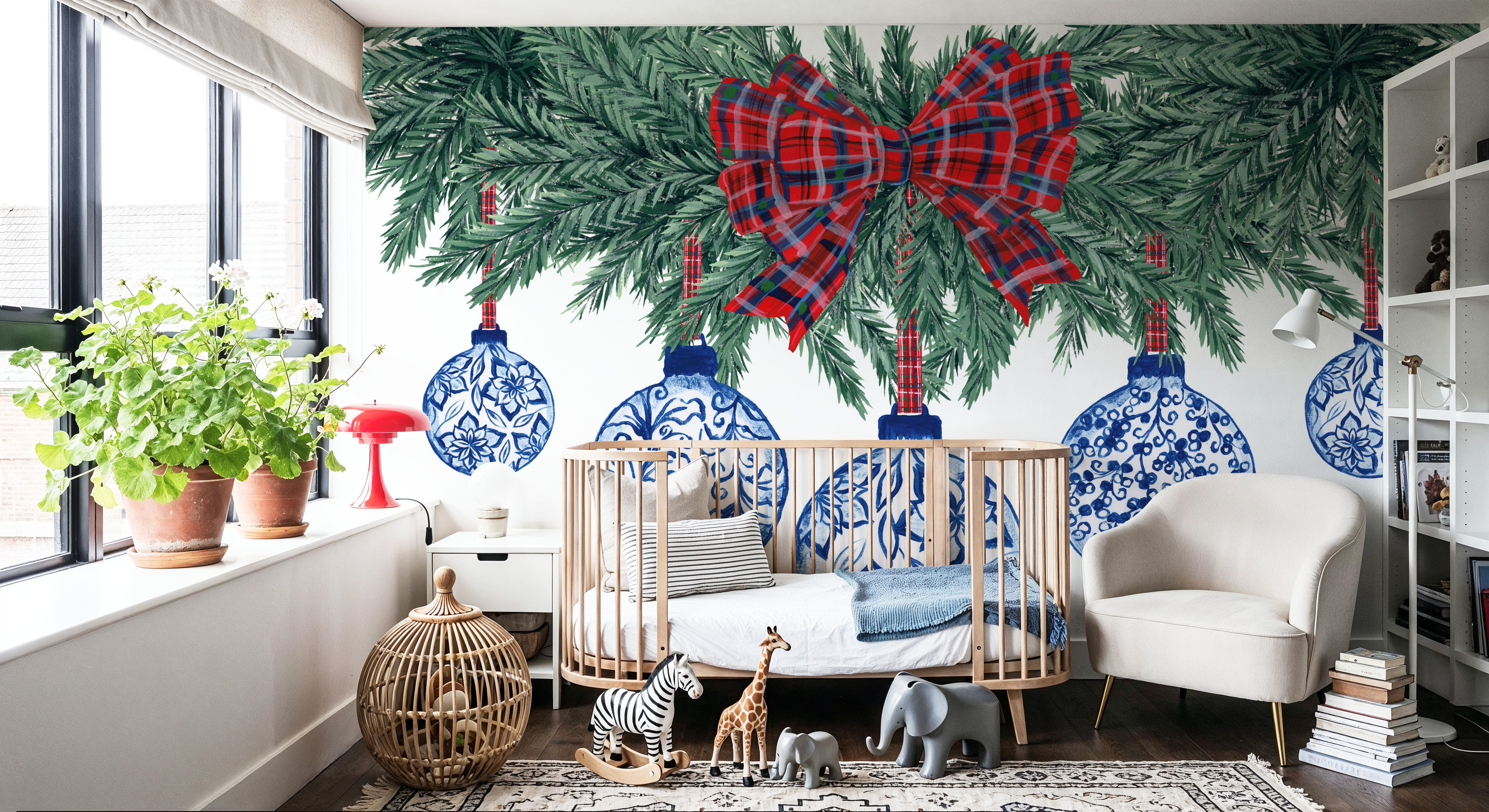 Holiday Tartan and Chinoiserie I
