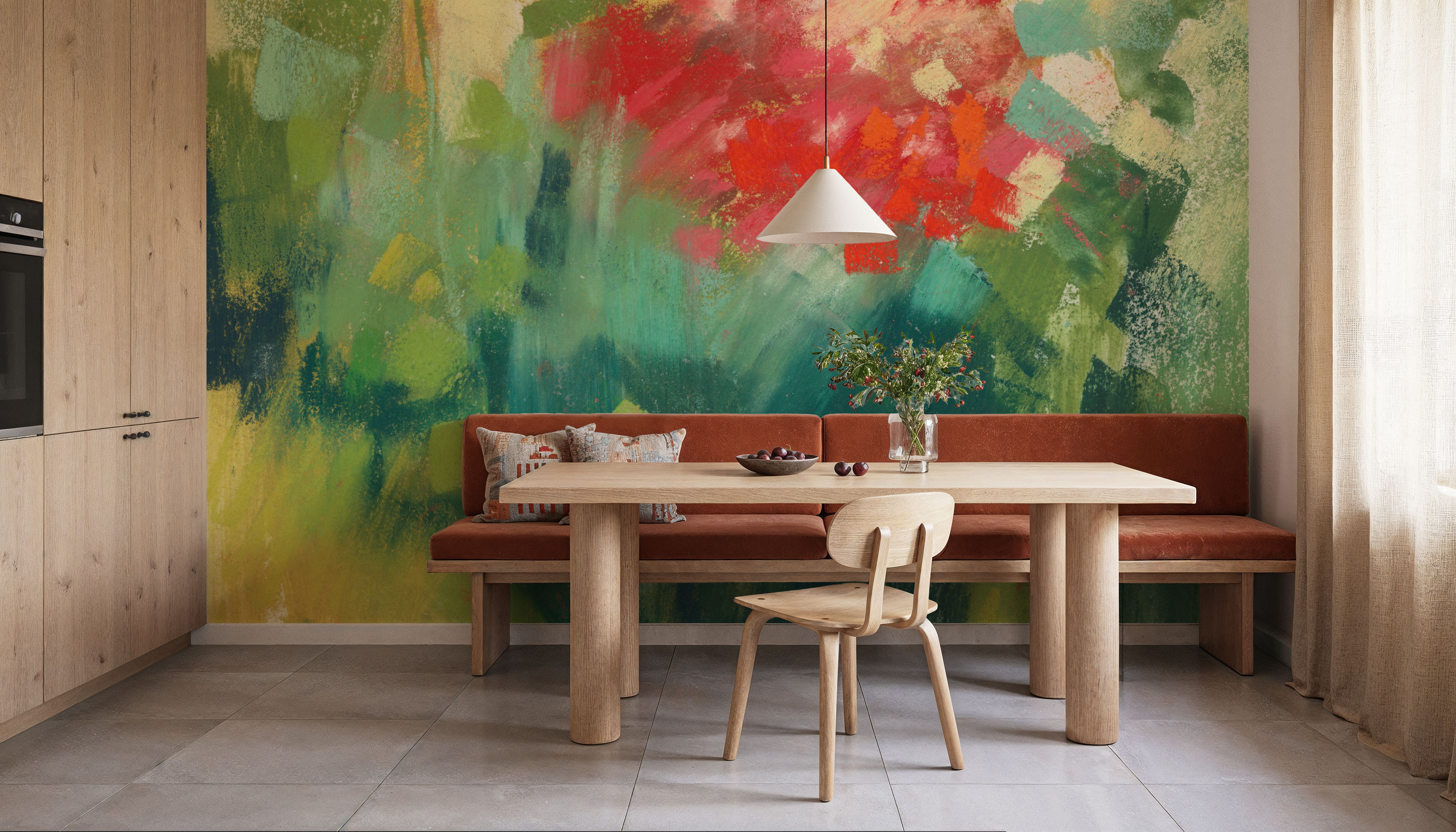 Abstract Floral, Tapet