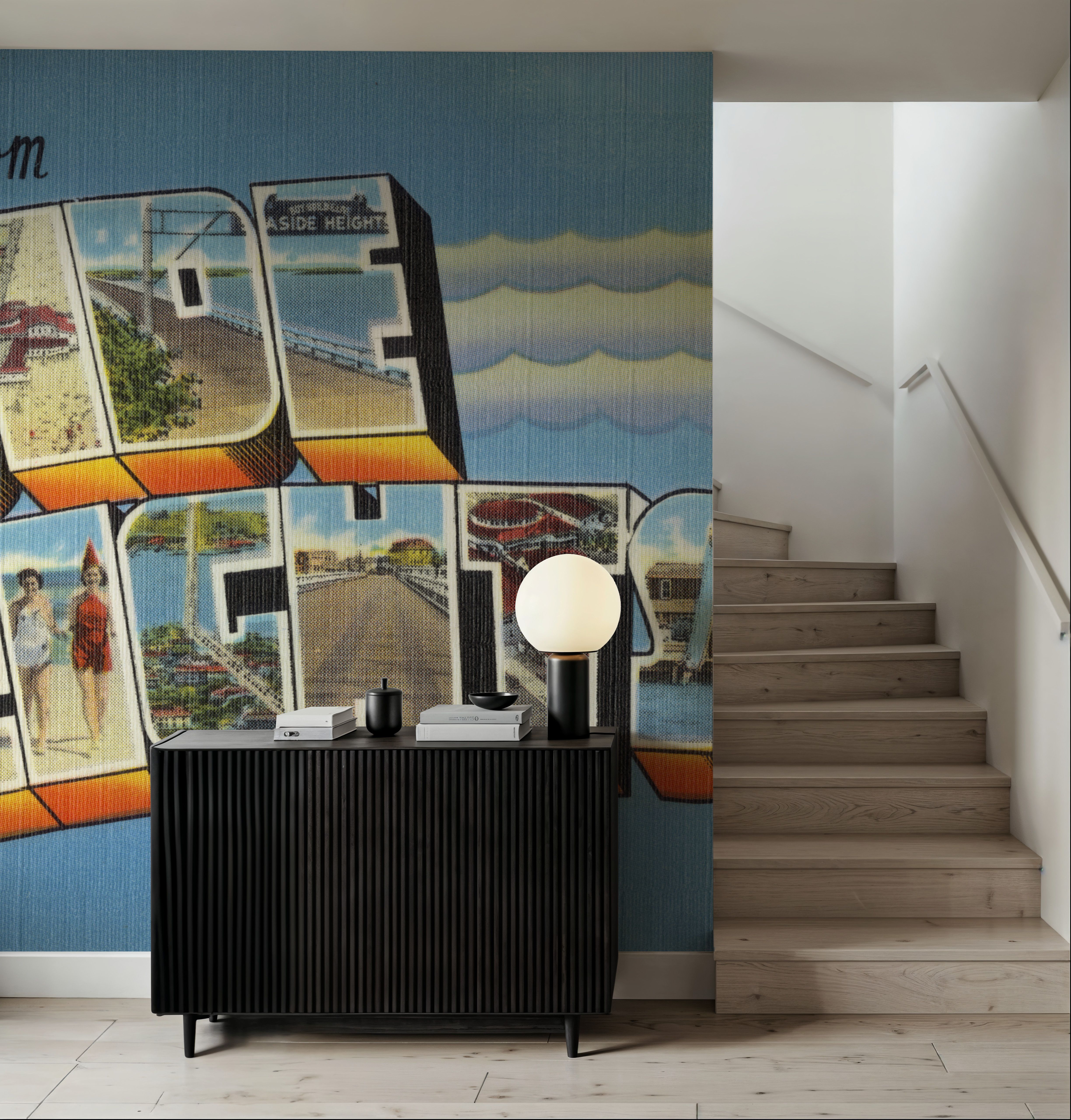 Greetings from Seaside Heights - Screenprint Postcard