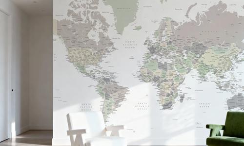 World Map Cities - Anouk