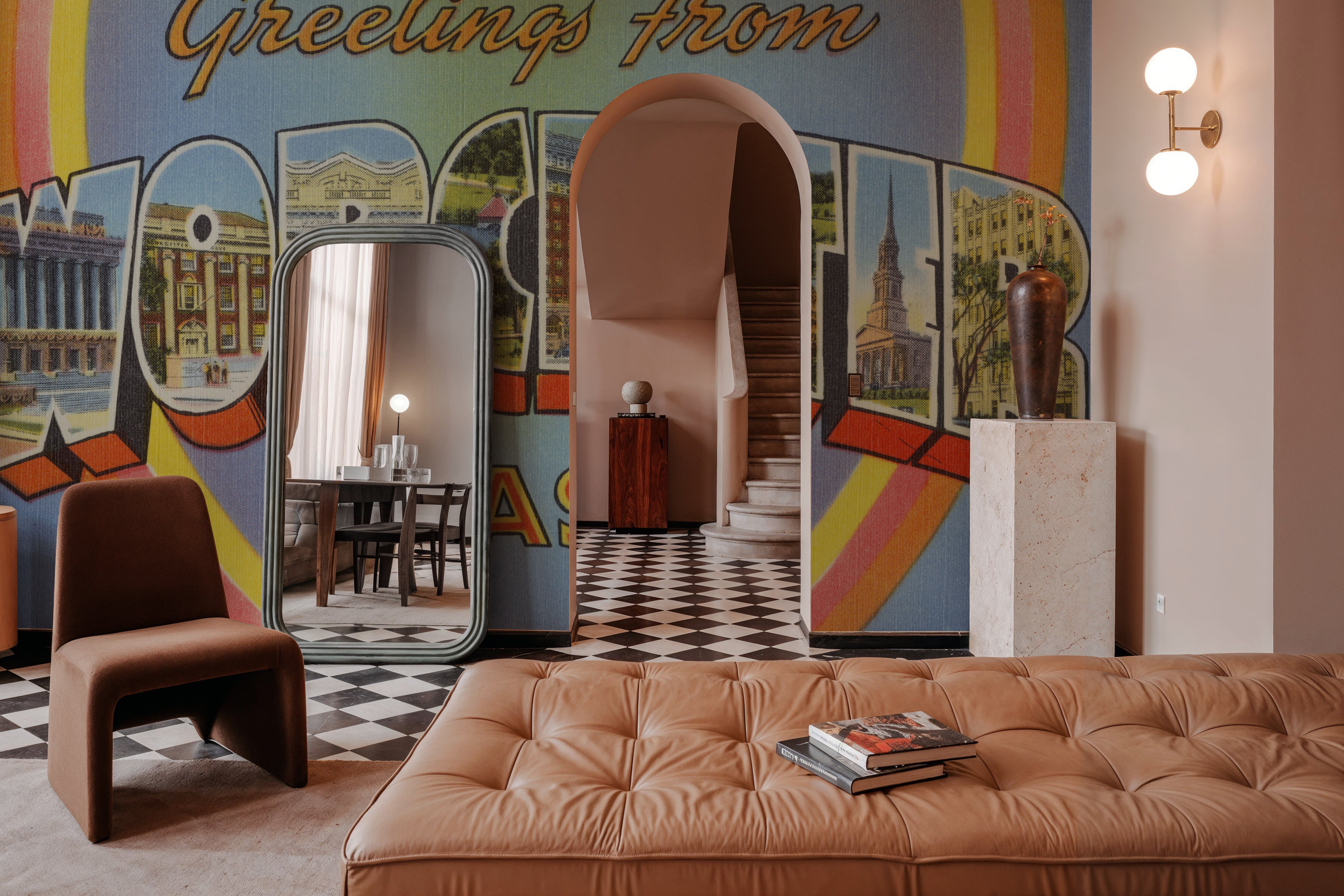 Greetings from Worcester - Screenprint Postcard