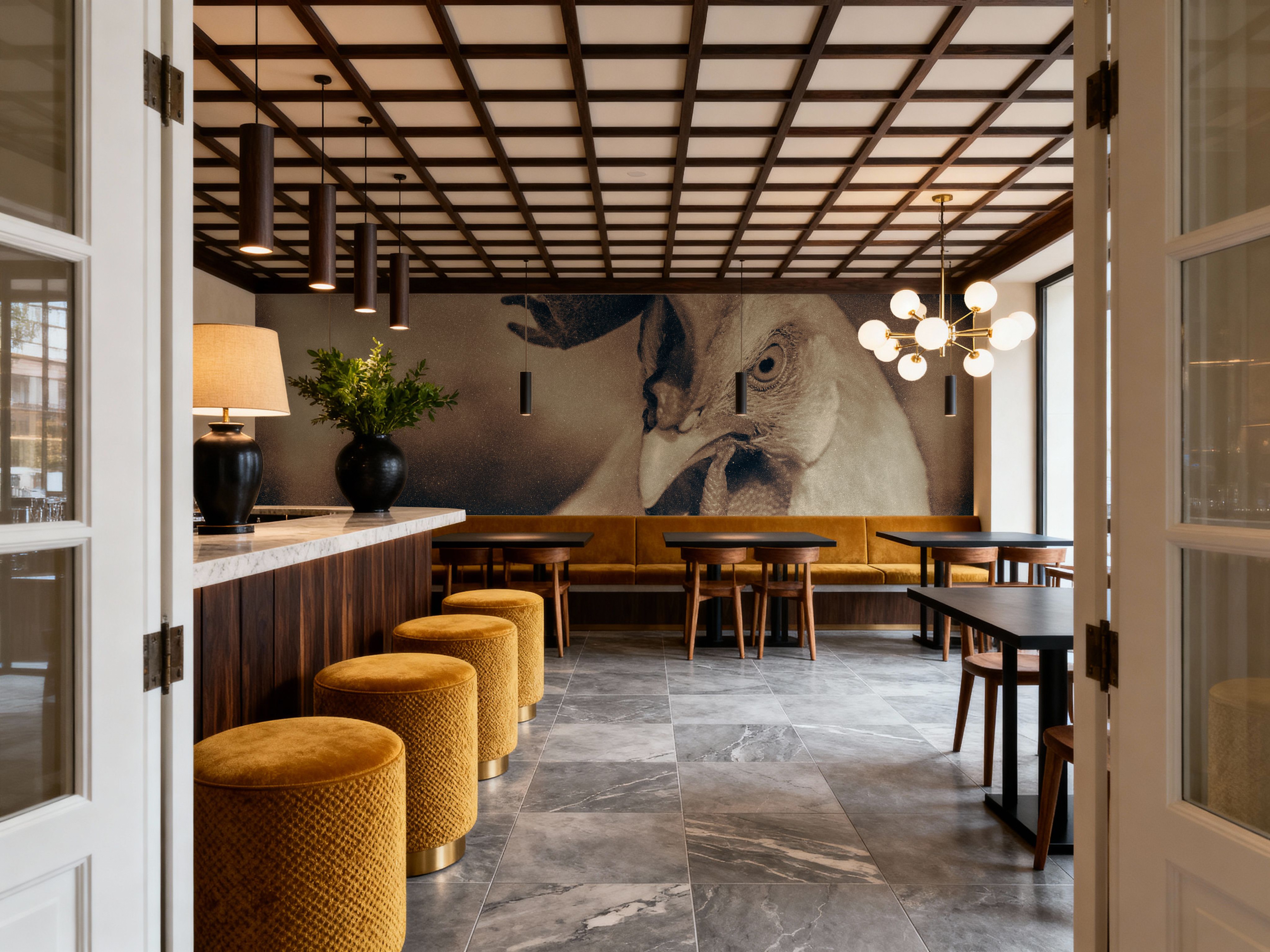 Chicken in the Sun II Sepia