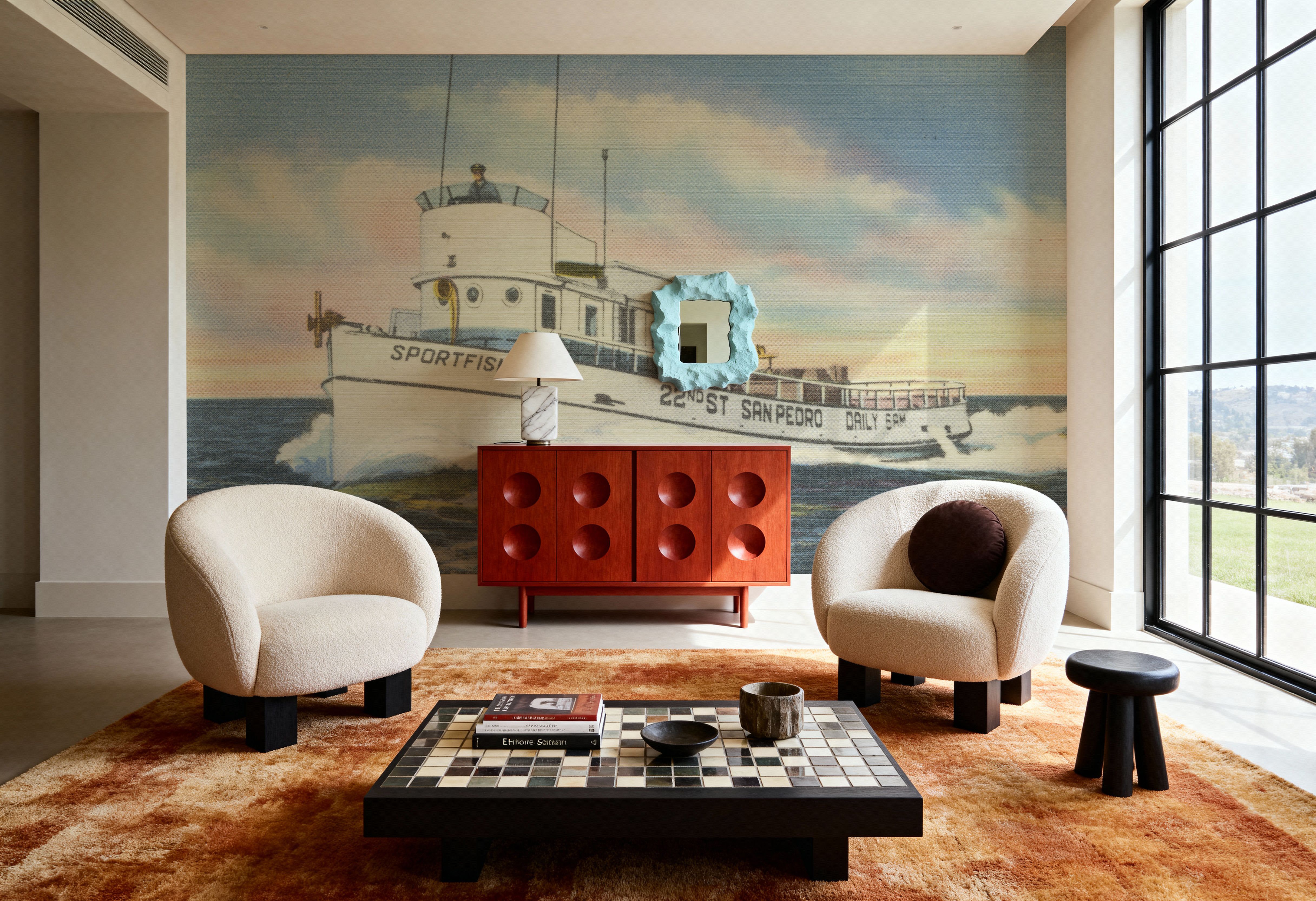 Greetings from Sportfisher - Screenprint Postcard