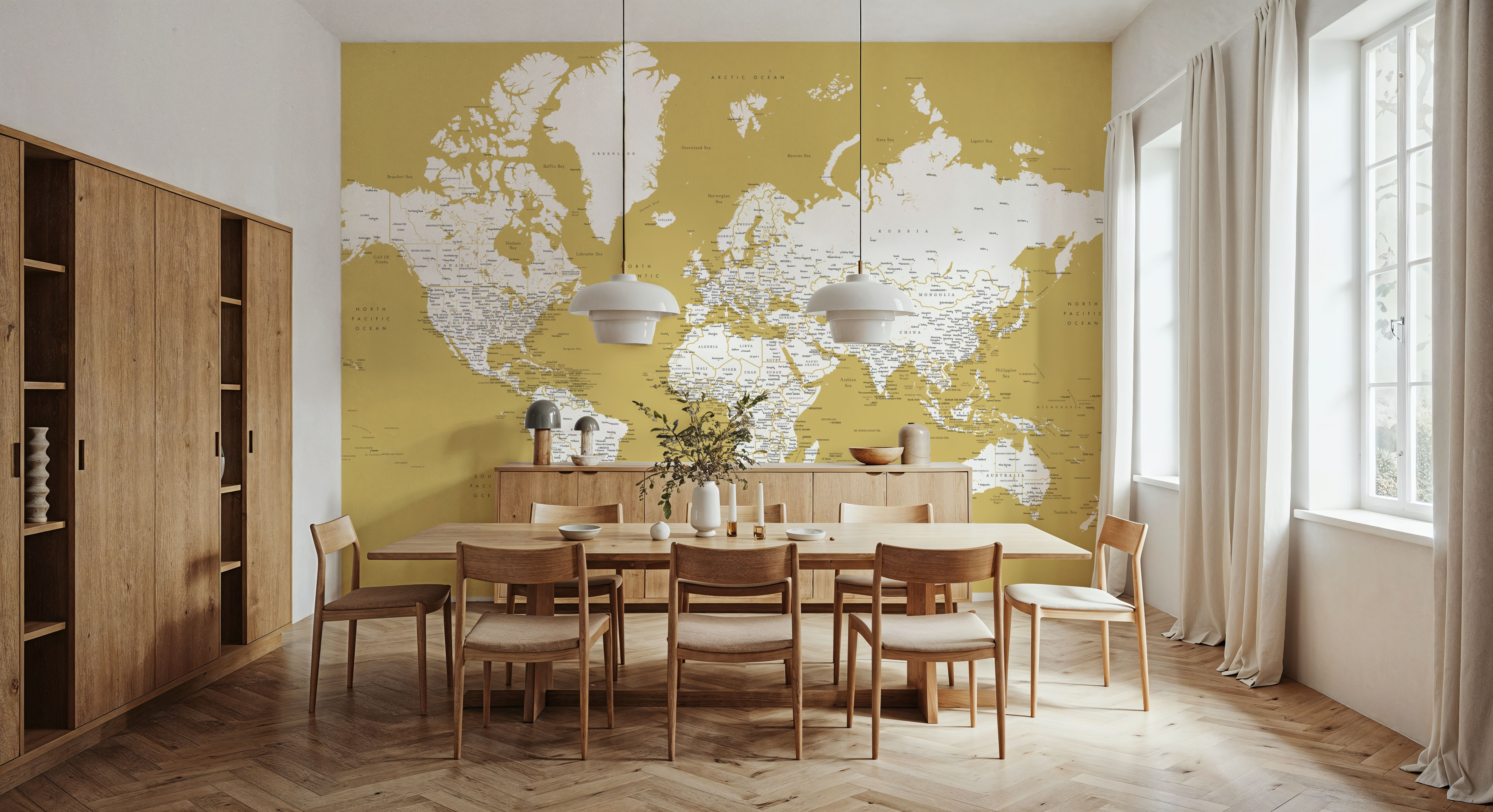 World Map Cities - Andrew