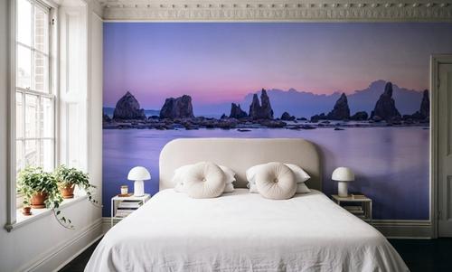 Hashigui-iwa Rocks at Dawn