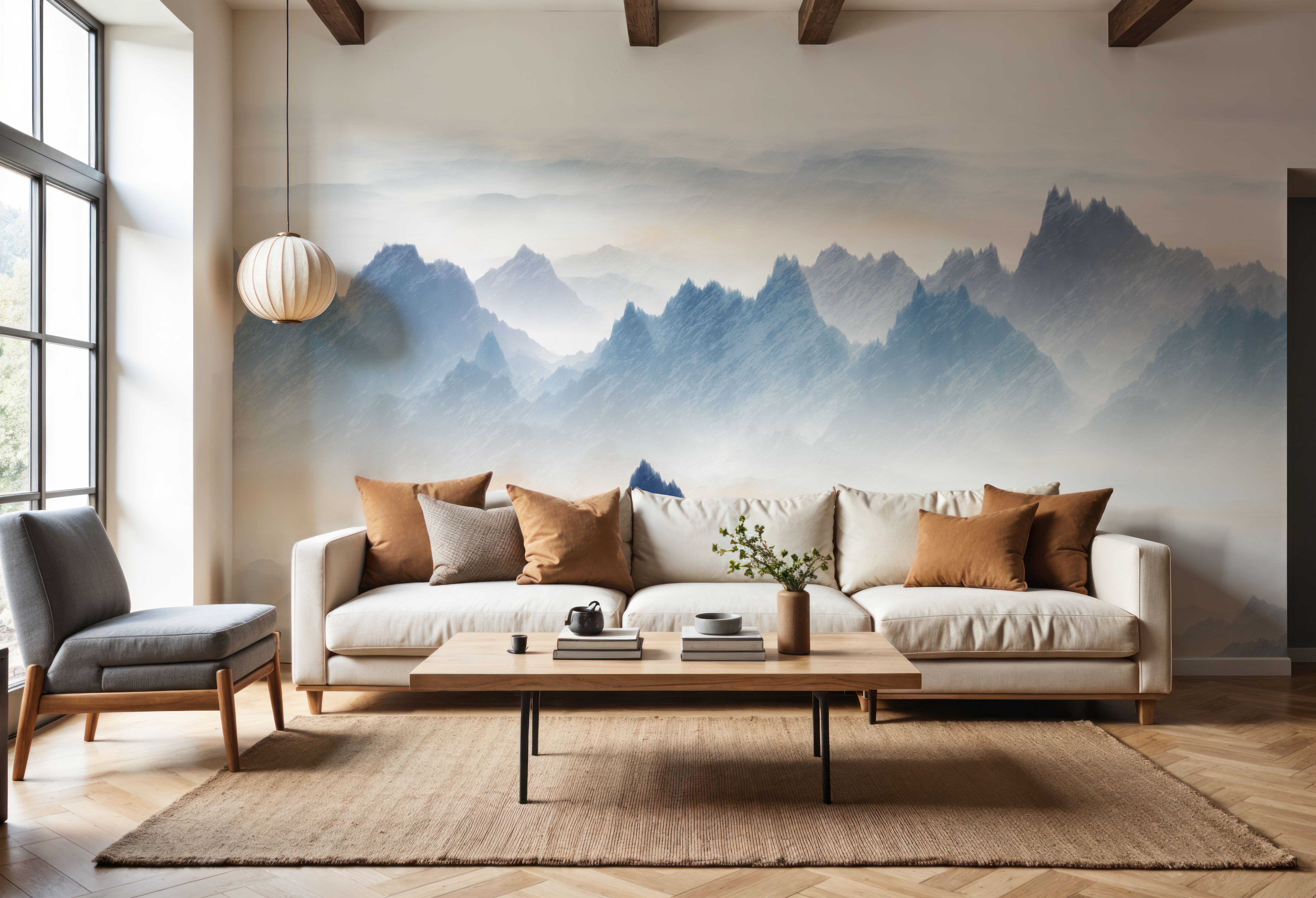 Mountain Landscape Brush