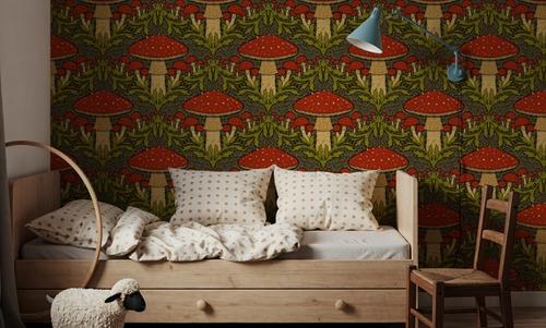 Heritage Toadstool, Deep Red