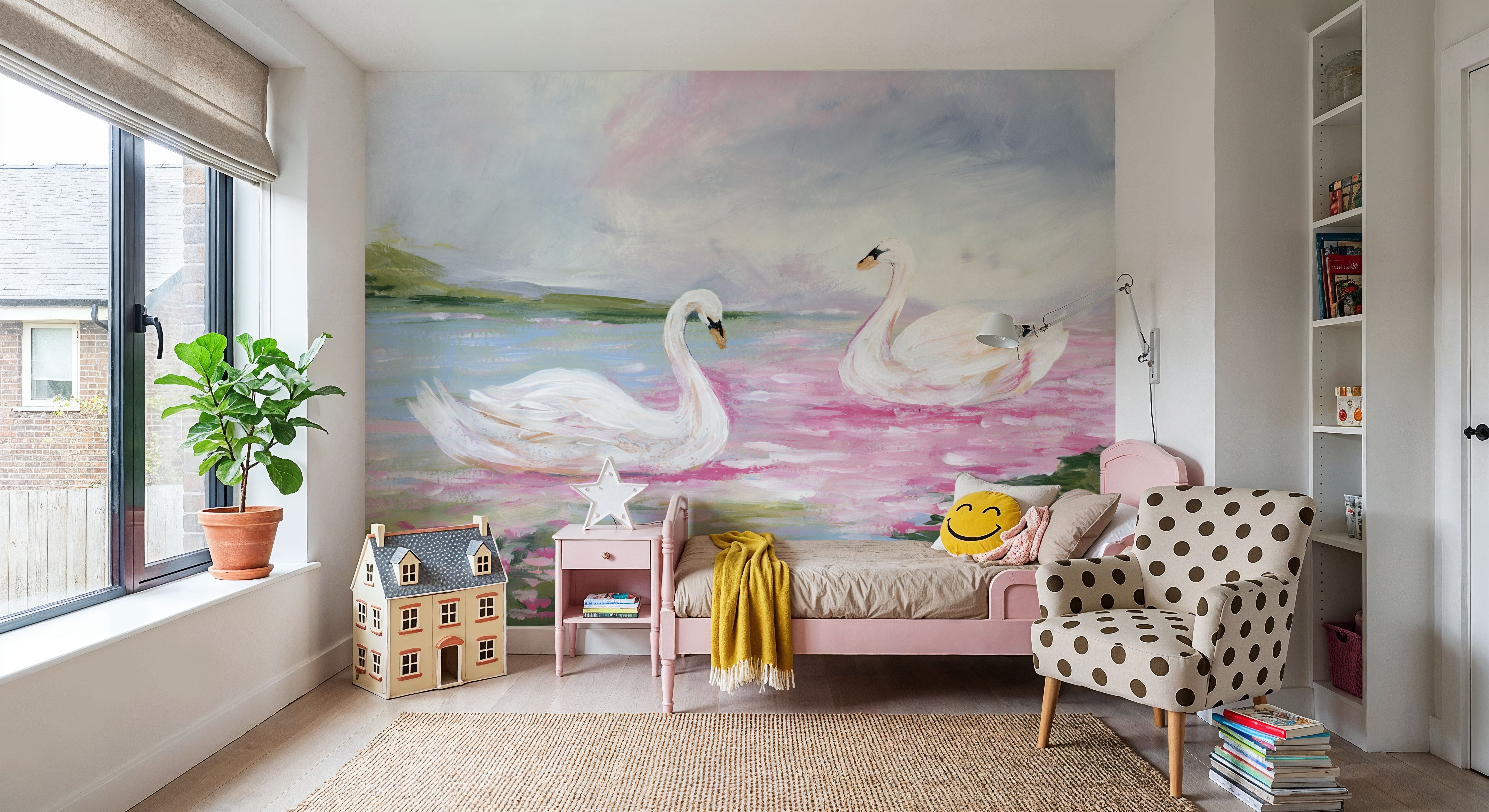 Swans in the Pond