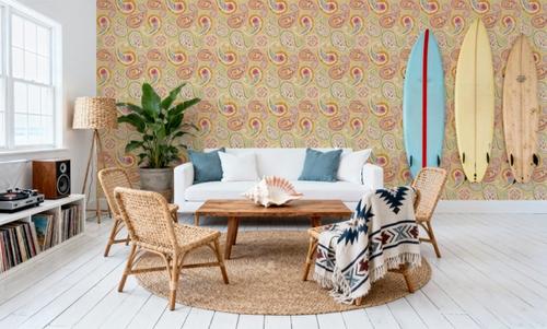 Harvest Paisley Yellow
