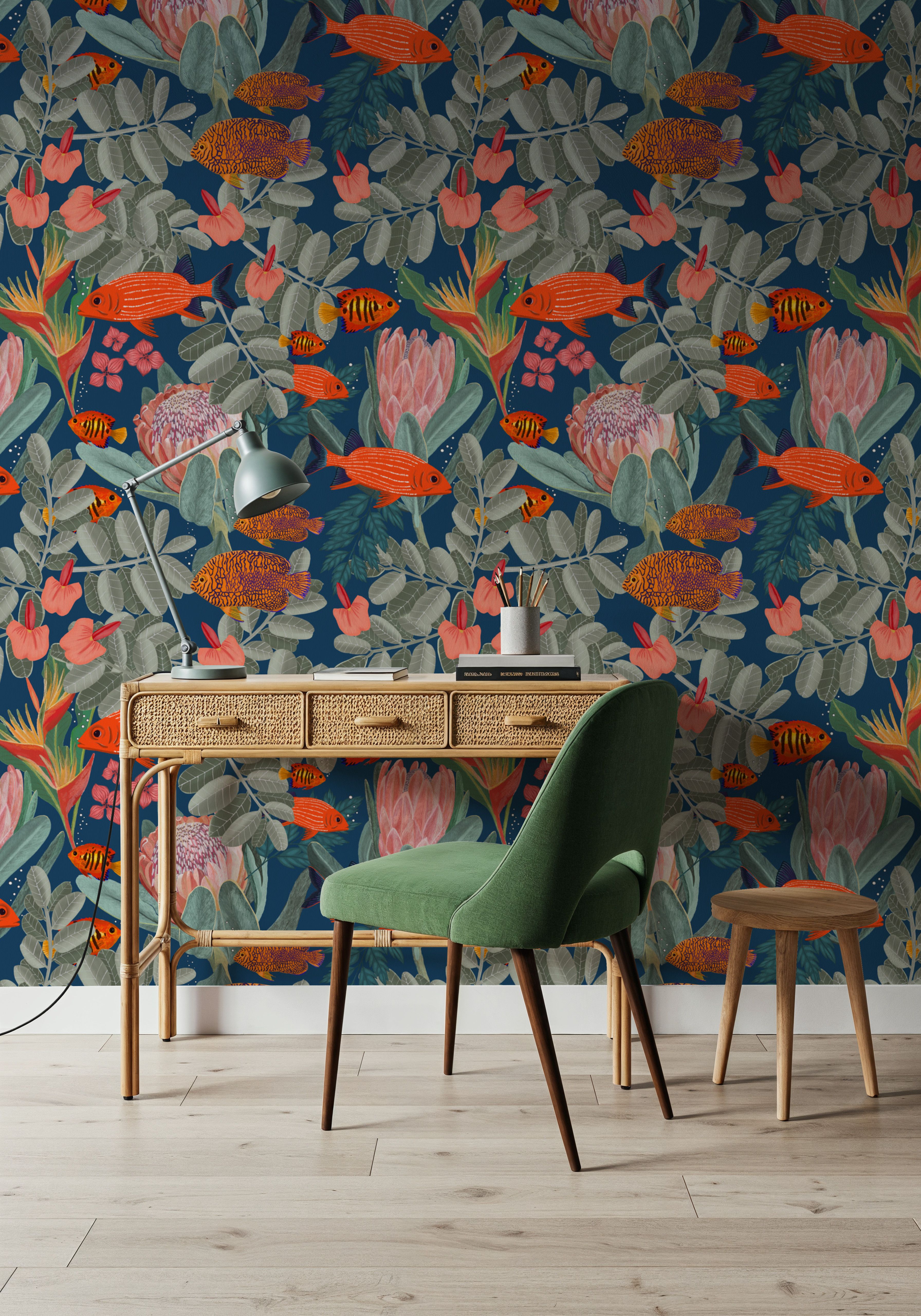 Orange Fish & Proteas
