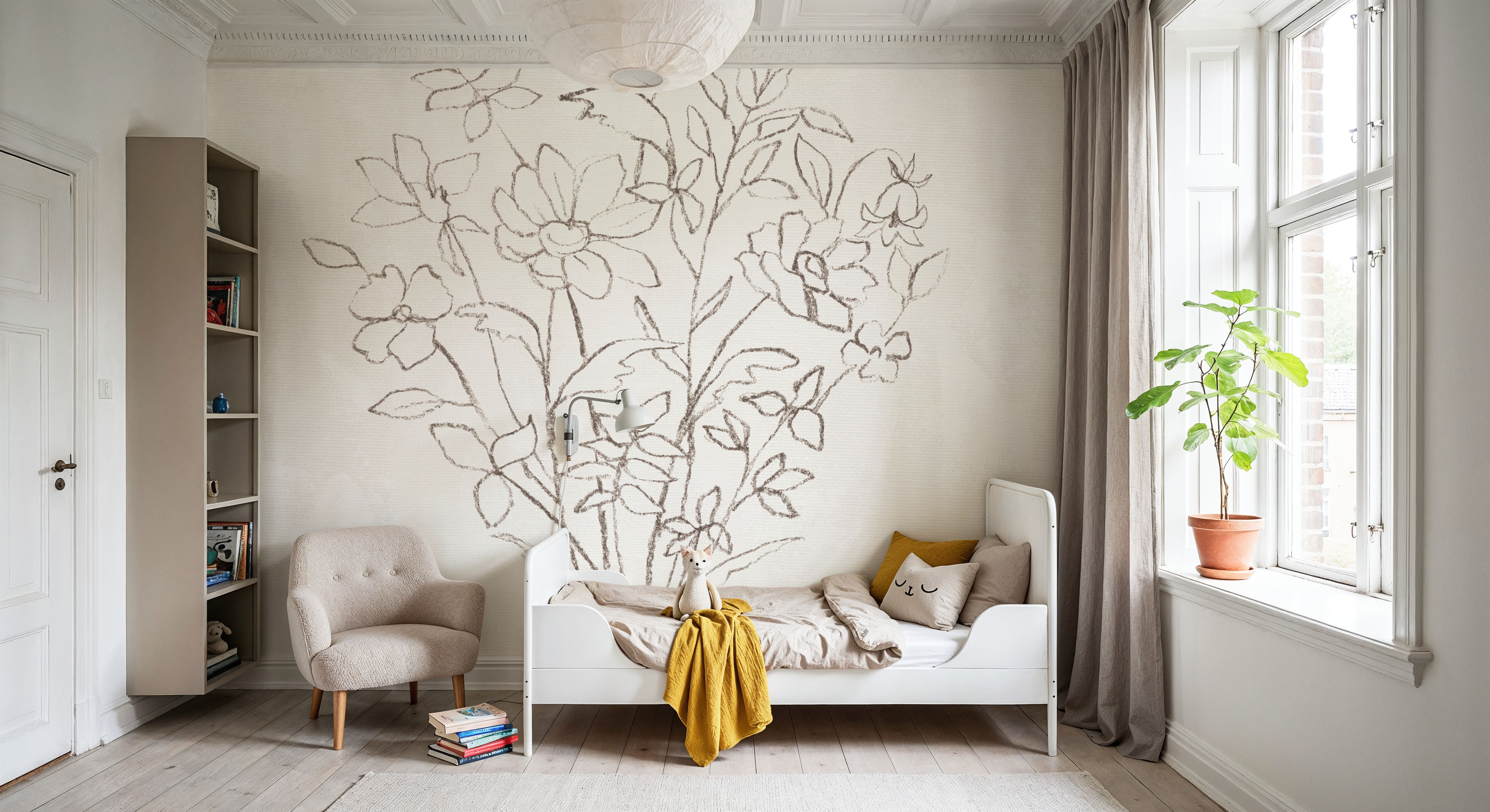 Wild Blooms VII, Wallpaper