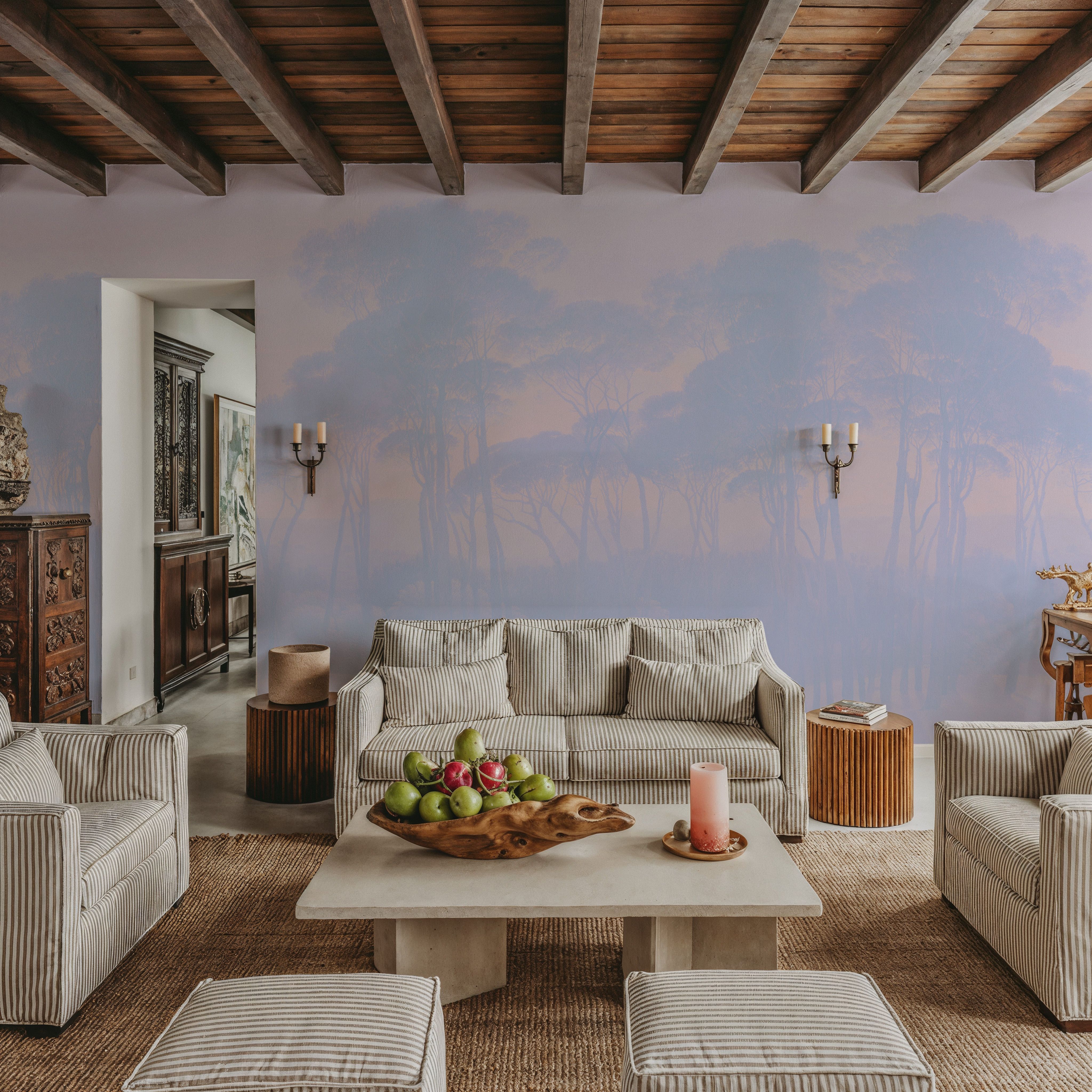 Mediterranean Pine Landscape, Periwinkle