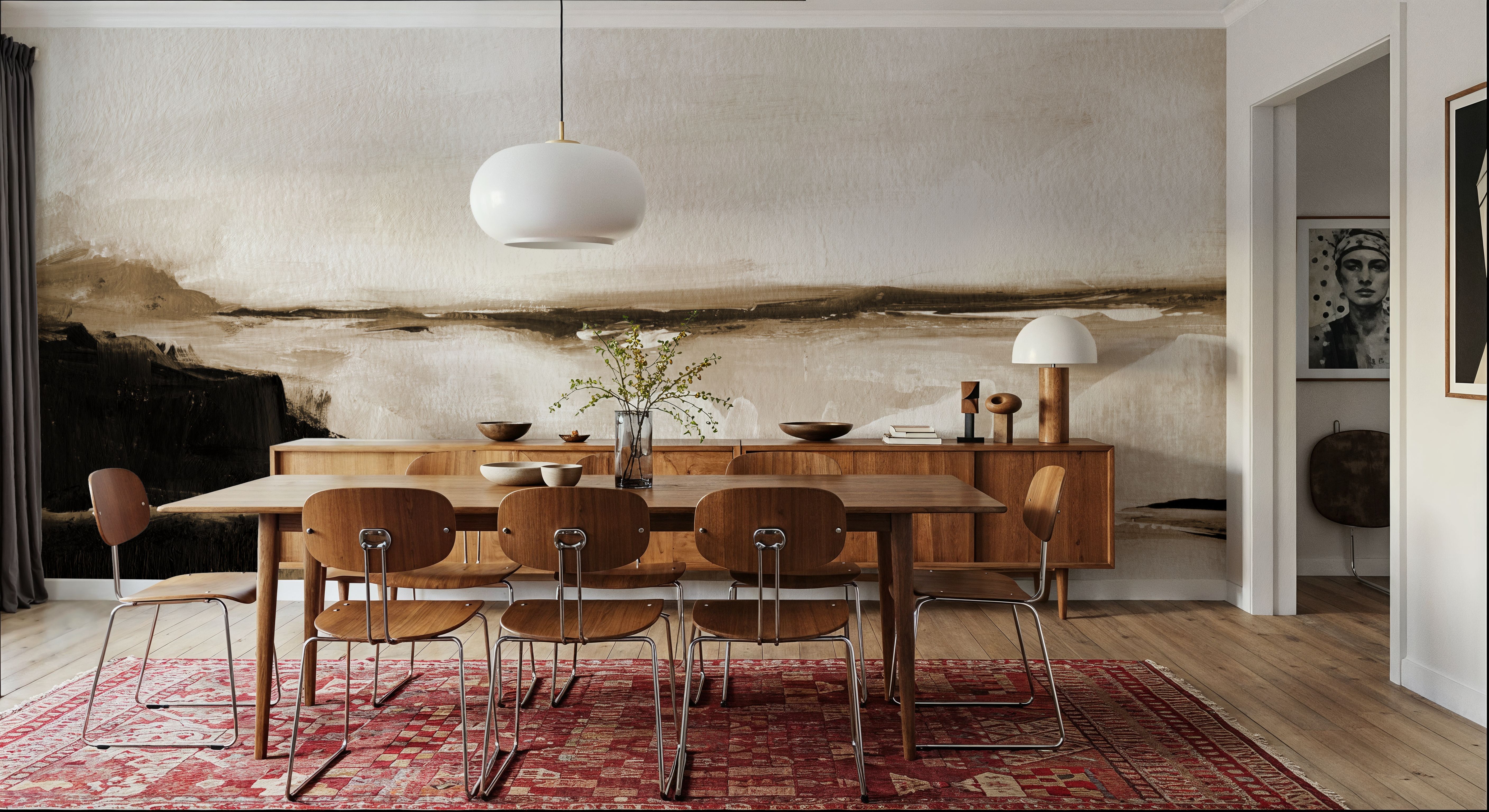 Vintage Landscape Mountainside