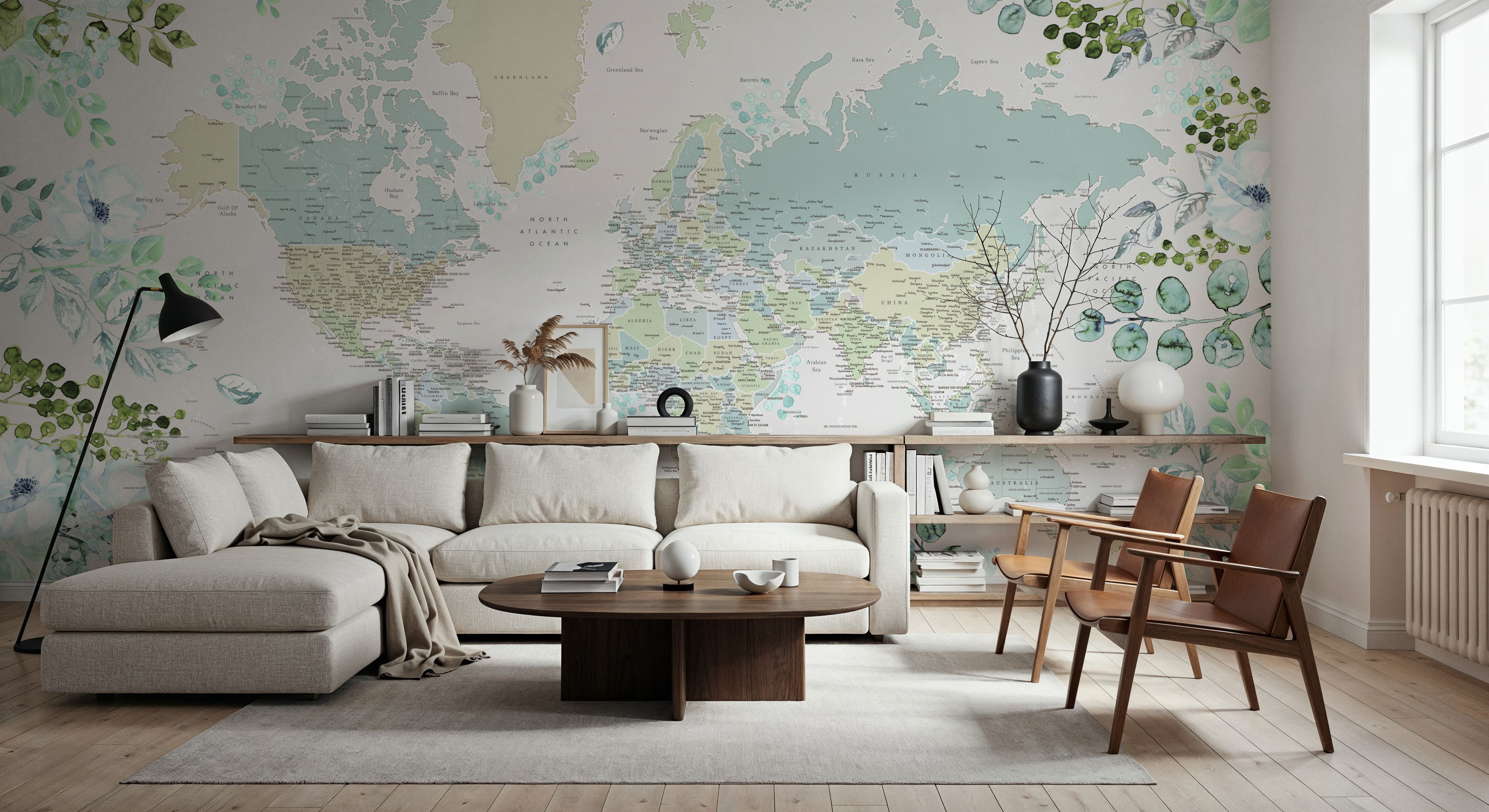 World Map Cities - Marie
