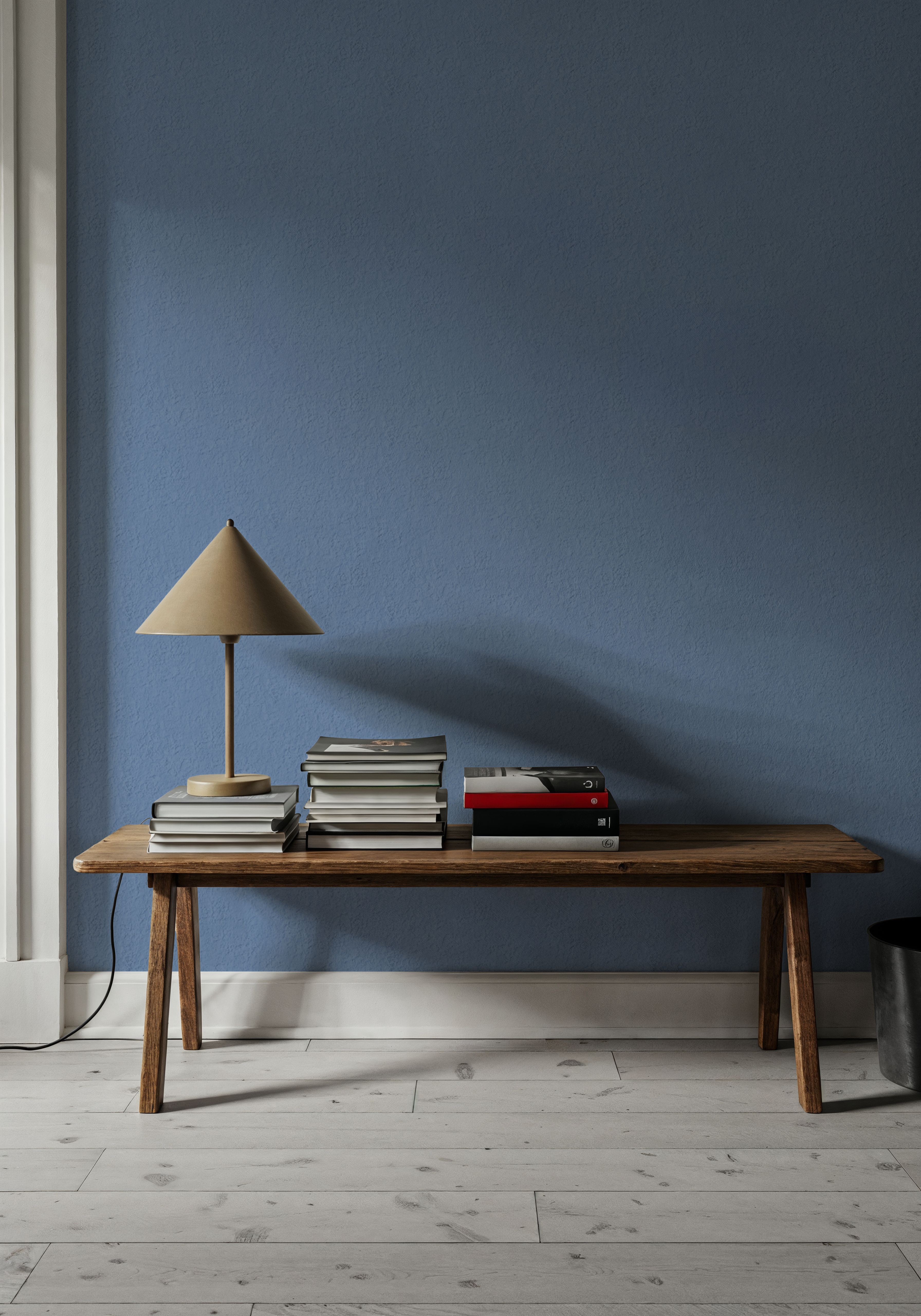 Faux Sand Stucco Finish, Periwinkle