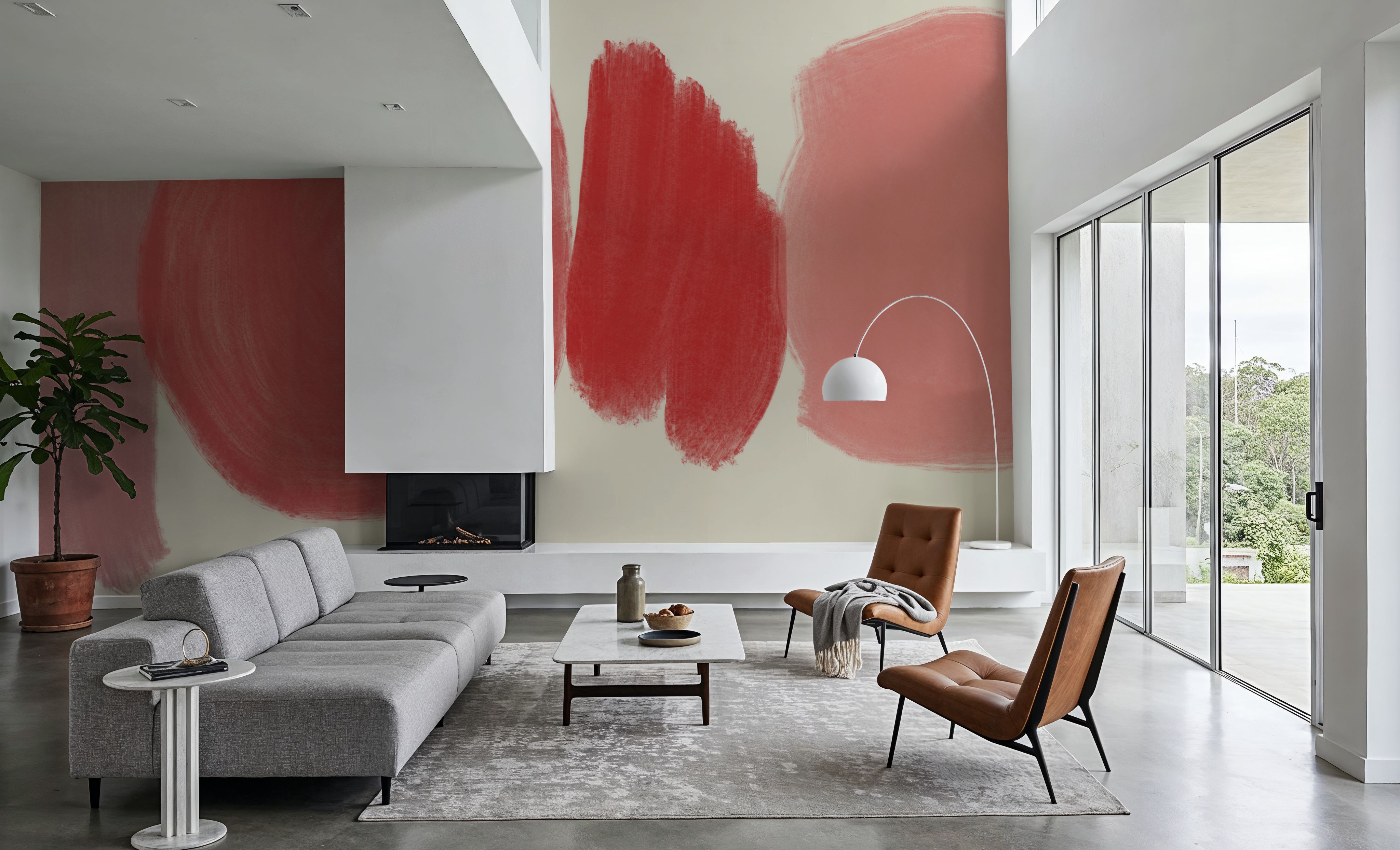 Block Party, Blush, Behang