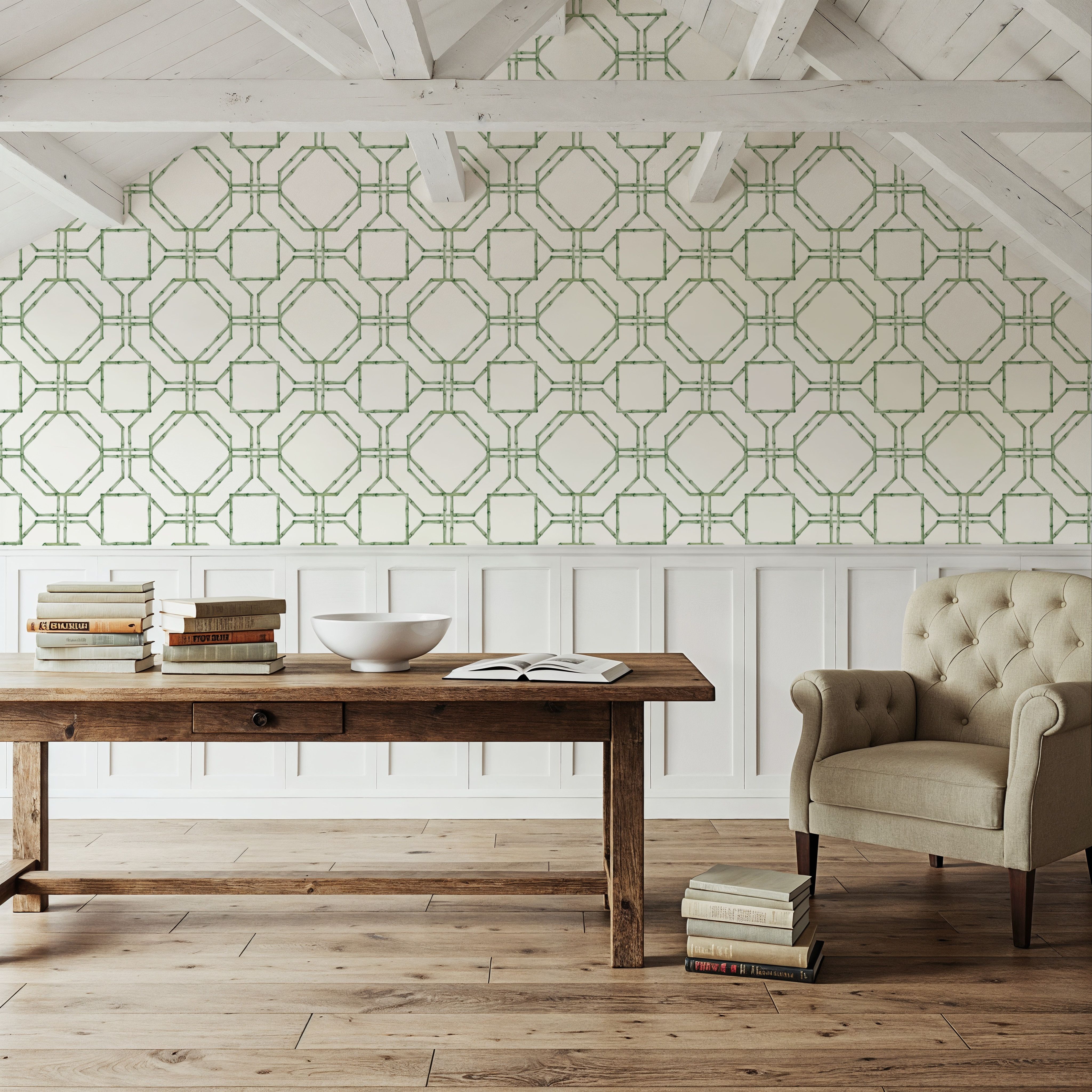 Bamboo Lattice, Green