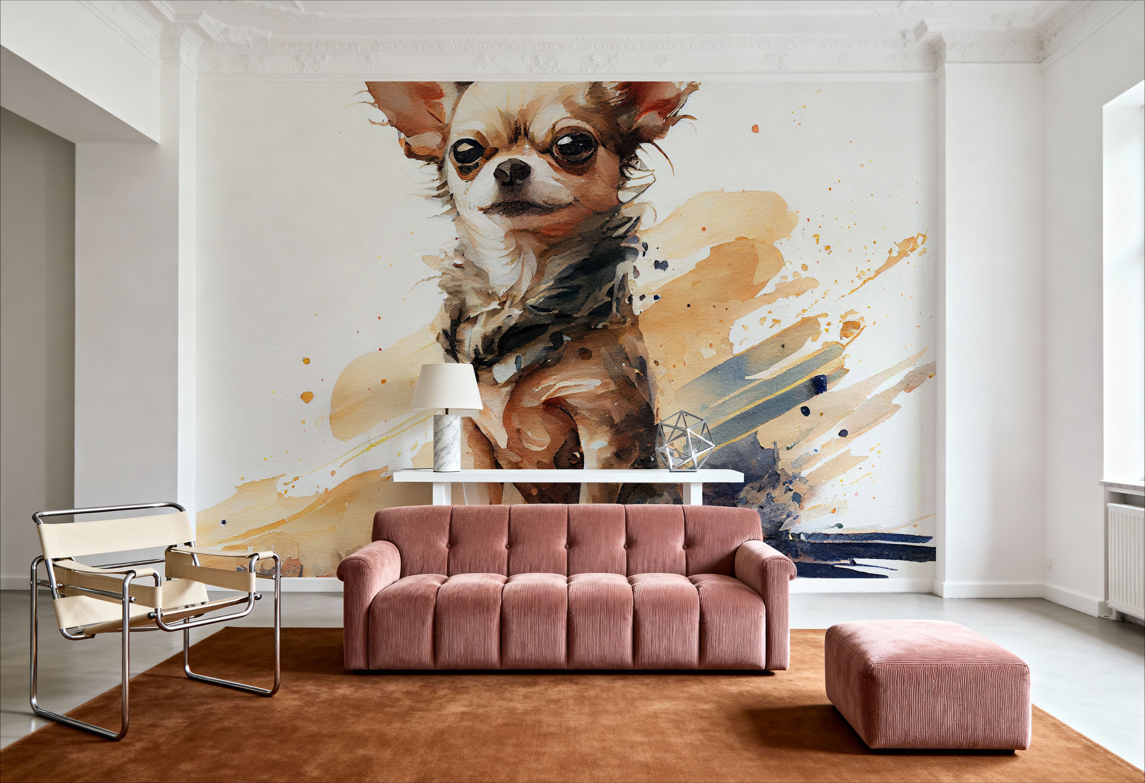 Watercolor Chihuahua, Wallpaper