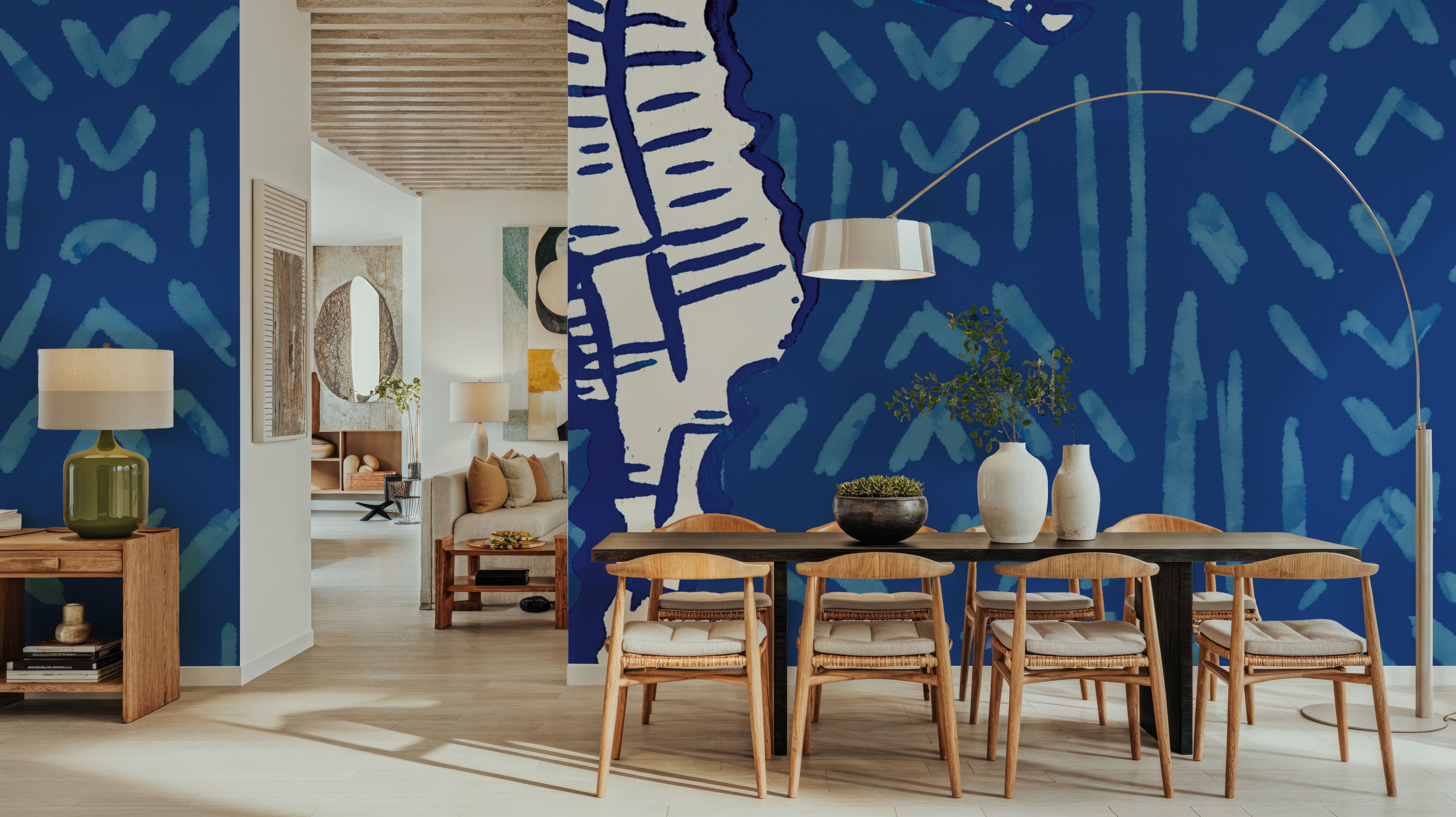 Salty Seahorse, Papel pintado